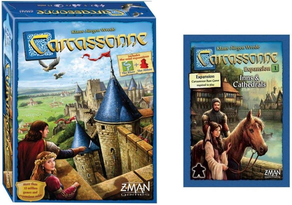 CarcassonneBundle - Basic set with Inns and Cathedrals expansion