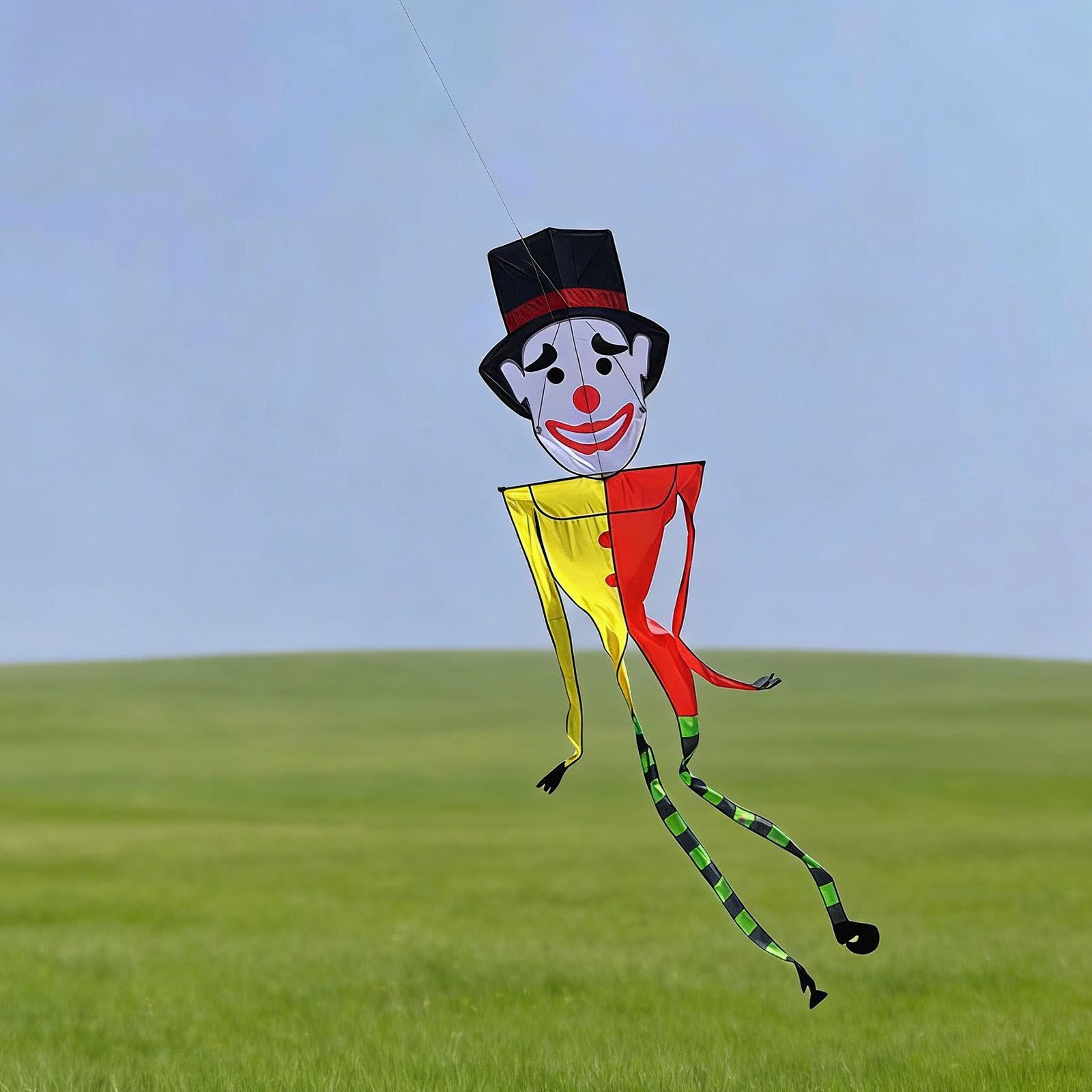 Aquilone da Clown Robusto per Principianti Adulti per Esterni Giardino Spiaggia