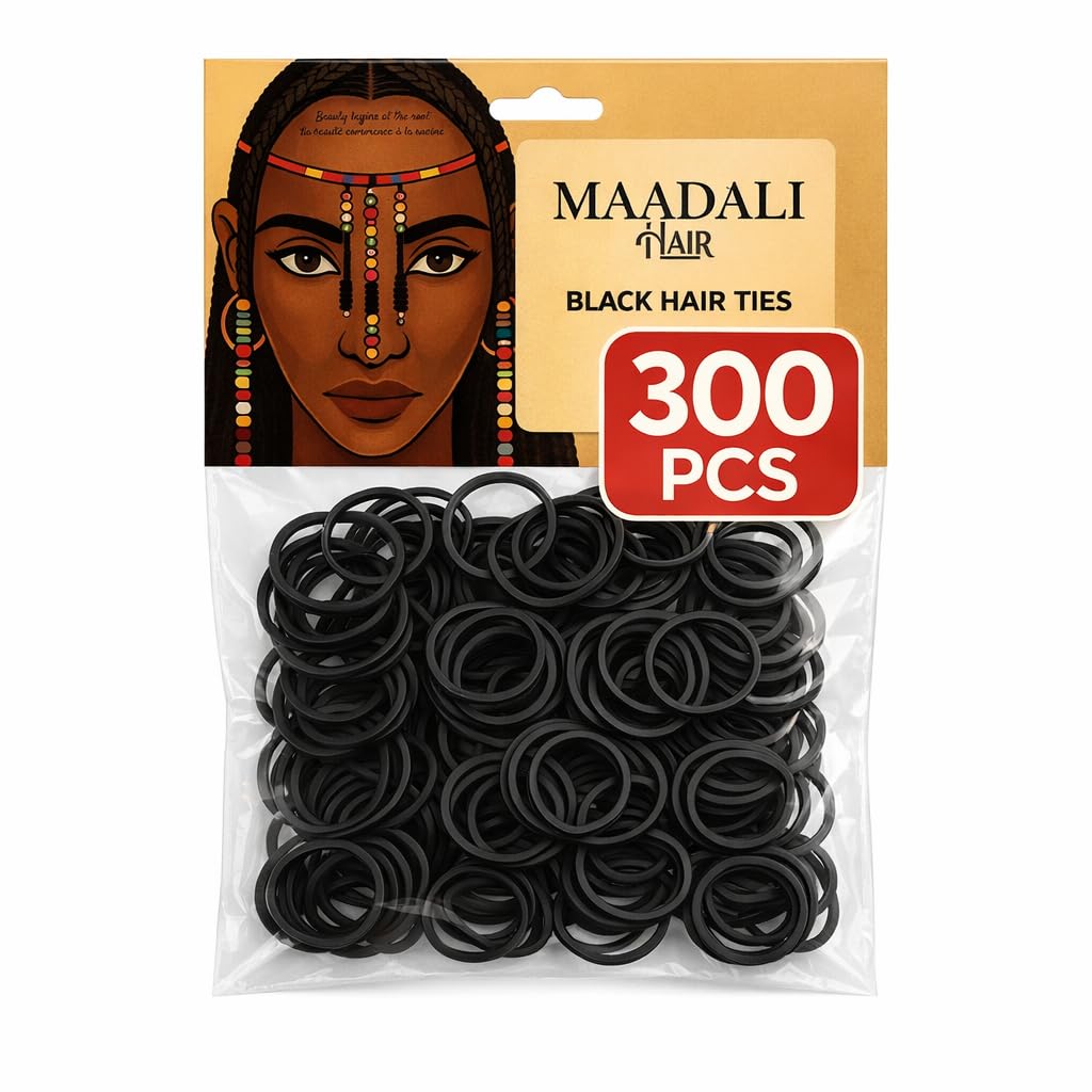 MAADALI Hair Ties for Thick Curly Hair - No Breakage