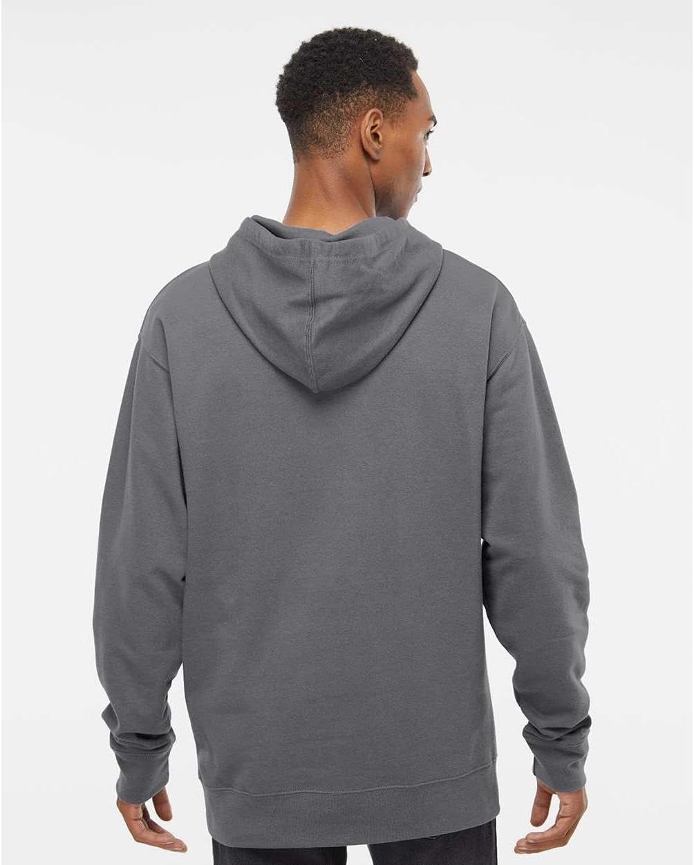 Independent Trading Co. Midweight Hooded Pullover Sweatshirt XL Charcoal - Image 6