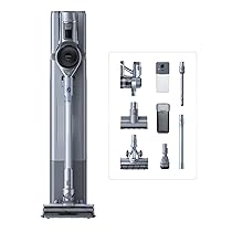 NARWAL V40 Station Aspirapolvere Senza Fili, 28000PA ,  220AW, Autonomia 120 minuti, Tecnologia Anti-groviglio per peli di Animali, Manutenzione Zero per 100 Giorni, Testina Multifunzione