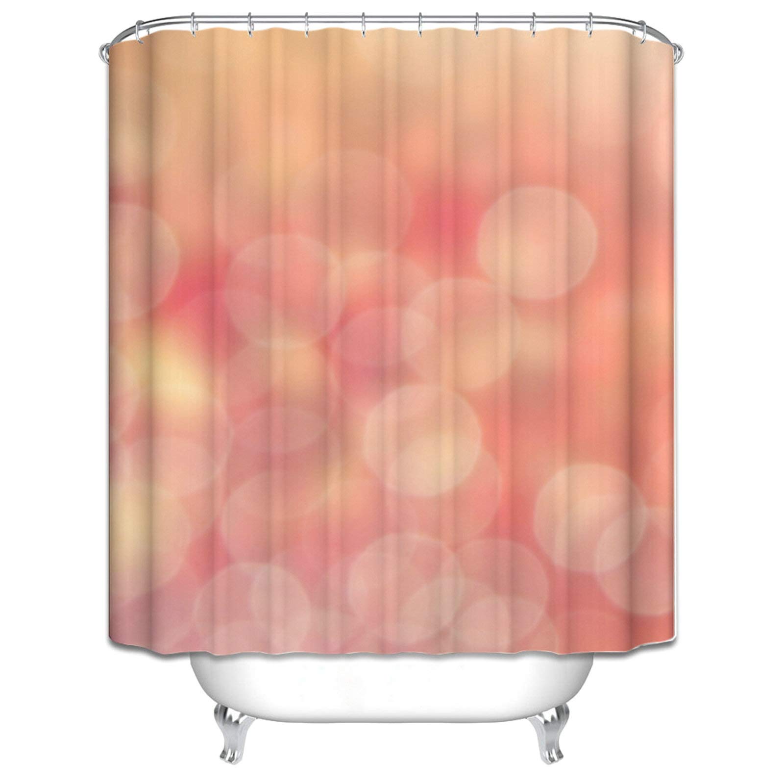 KnSam Resistente al agua y al moho, lavable, antimoho, luz 120 x 180 cm, cortina de ducha