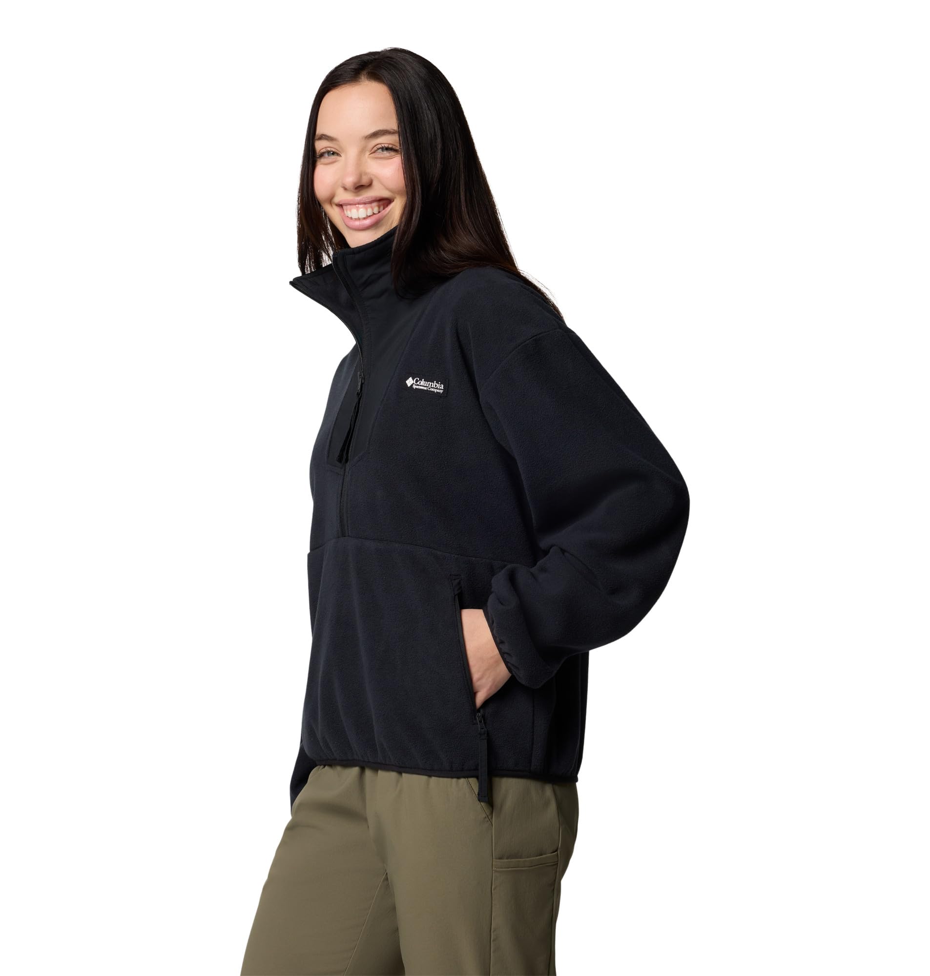 Columbia Sequoia Grove 1/2 Zip Fleece, Sudadera De Forro Polar para Mujer