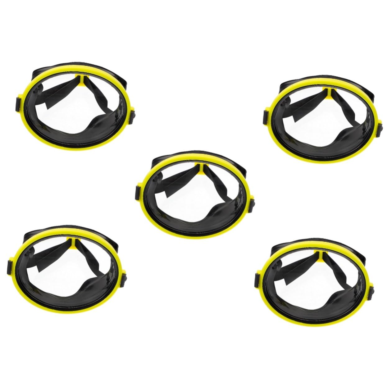 VANZACK 5piezas Máscara De Buceo Infantil Lentes Antiniebla Gafas De Divertidas Para Equipamiento De Buceo Para Exploración Acuática