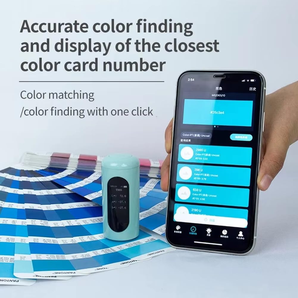 Colorímetro CR30, Comprobador de Revestimiento de Tela y Pintura de Alta Precisión, Colorímetro, Espectrofotómetro, Colorímetro