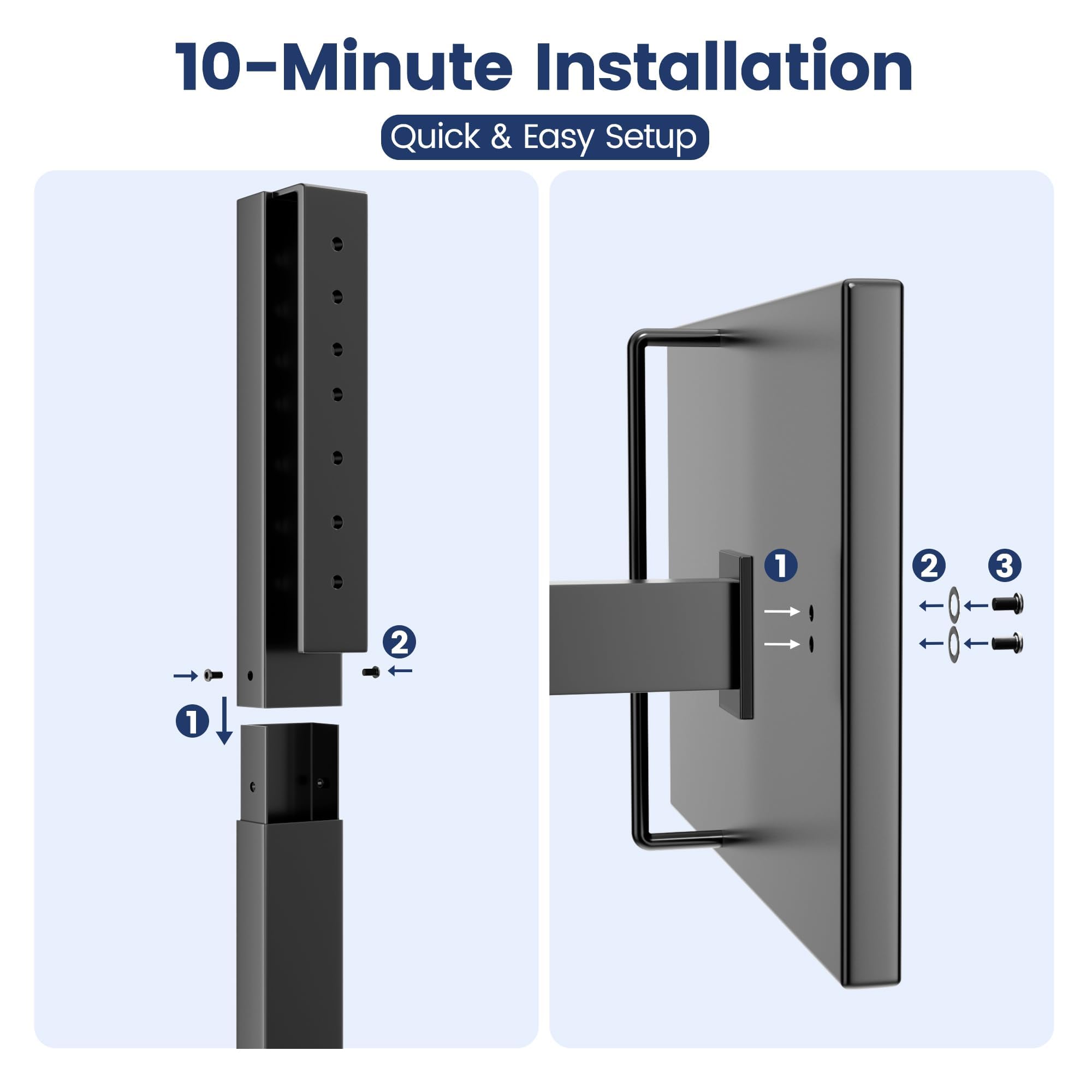 Vacuum Cleaner Stand Compatible with Dyson V15, V12, V11, V10, V8, V7, V6 & G5 – Freestanding Holder with Accessory Storage, No Drilling Required, Easy Installation thumbnail 16