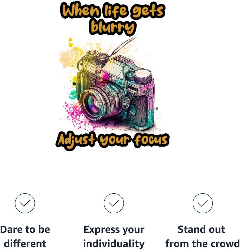 When Life Gets Blurry Adjust Your Focus Racerback Cropped Tank - Art Women's Tank - Paint Tank Top