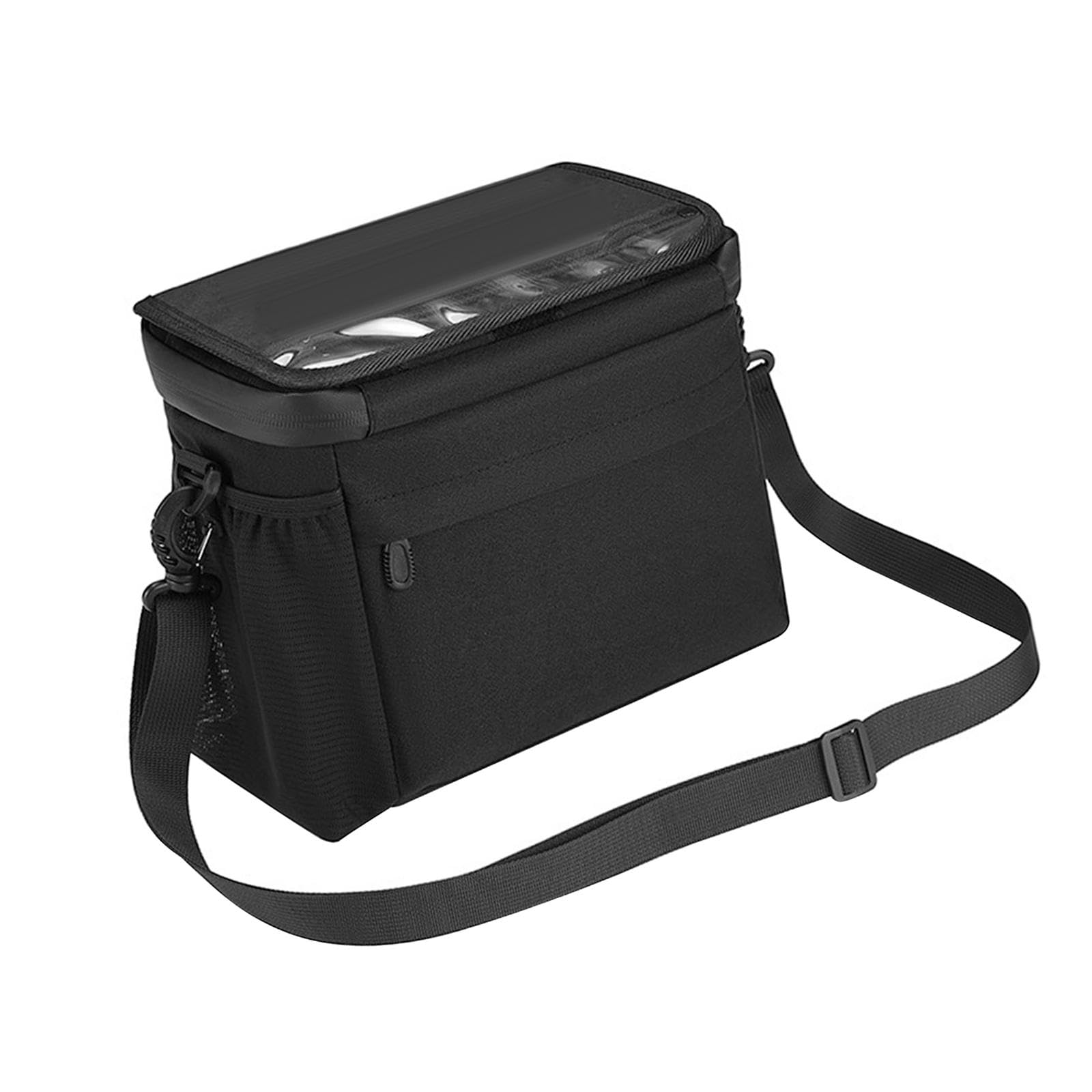 kowaku Sacoche de Guidon de Vélo avec Bandoulière, Porte-gobelet Multifonction, Pochette de Rangement