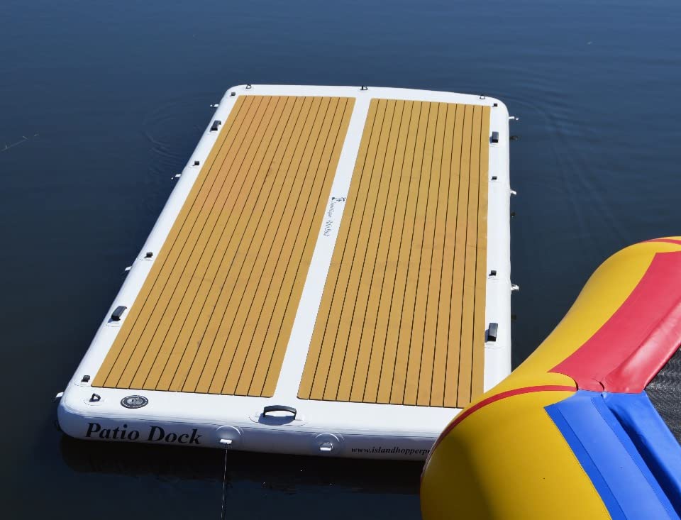 $45/mo - Finance Island Hopper Patio Dock 15 Foot Inflatable Swimming ...