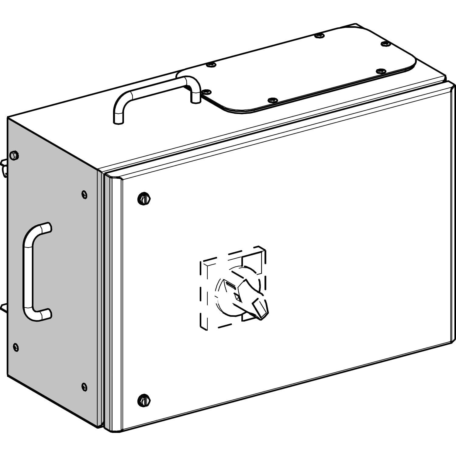 Schneider Ksb160Dc5 Ks Boîte de Sortie Vide 160 a Pour 3 Sorties Compact Nsx Avec Entraînement Rotatif