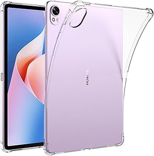 جراب حماية لموبايل هواوي ميت باد 11.5 S/ هواوي ميت باد 11.5 بوصة S إصدار 2024، غطاء مرن مقاوم للصدمات ومضاد للخدش شفاف من البولي يوريثين المقاوم للحرارة - شفاف