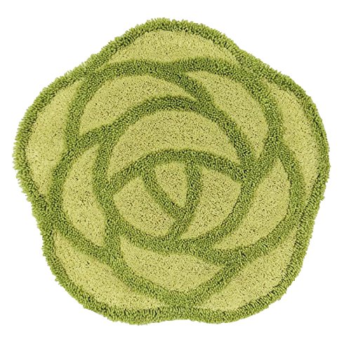 センコー S.D.S ローズ 薔薇をかたどった小さな マット グリーン 直径約38cm 18711