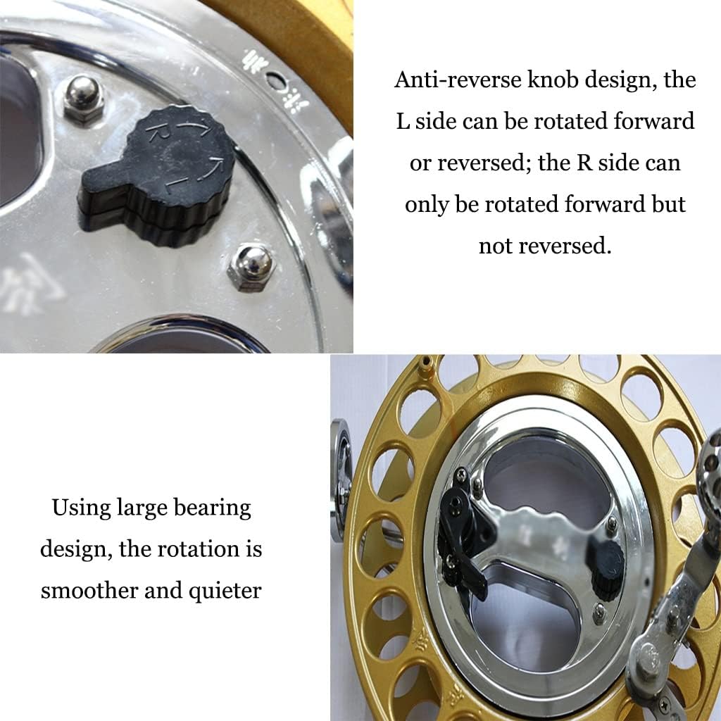 Kite Reel Winder, Kites Professional Reel Grip Wheel Handle,Wind Spinner,Lock Function Outdoor,for Kids and Adults