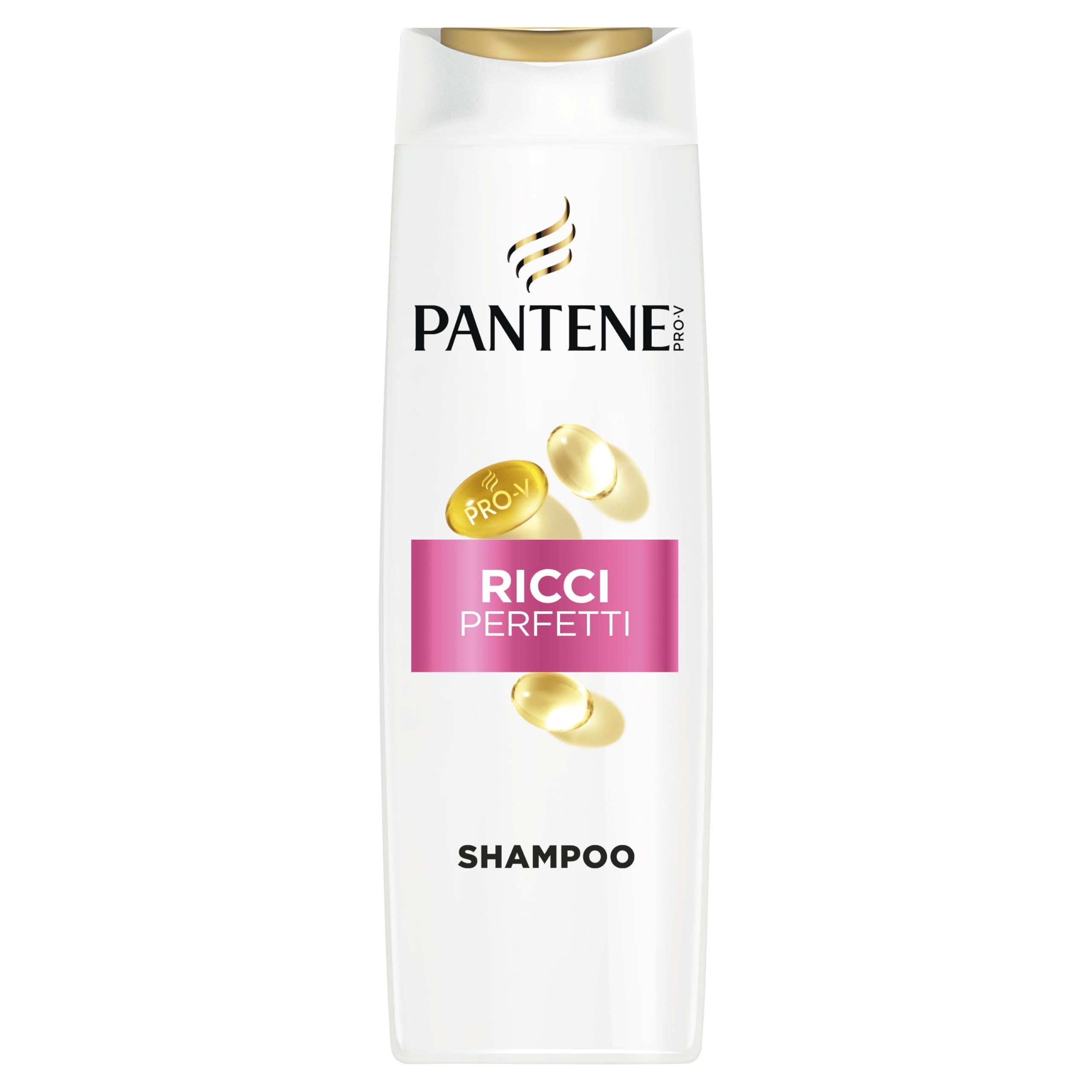 Pantene Pro-V Ricci Perfetti, Set Regalo Capelli Ricci: 1x Shampoo 250ml, 1x Balsamo 200ml, 1x Maschera Protezione Cheratina 300ml, 1x Crema Styling 235m