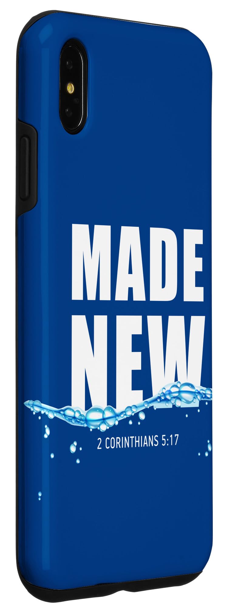 Made New in Christ Jesus: Christian Faith Baptism 2 Cor 5:17 Case for iPhone XS Max - Image 3
