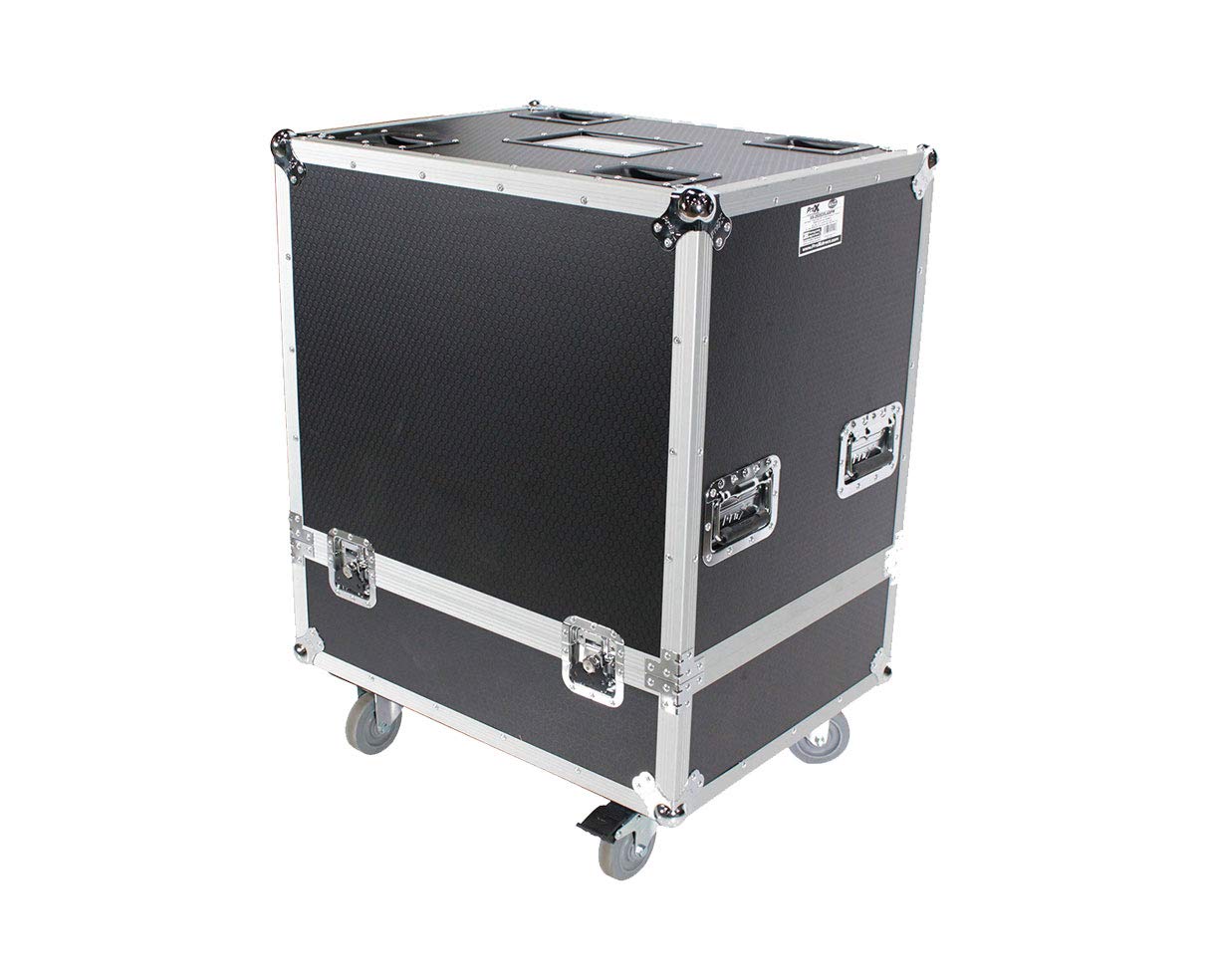 ProX XS-SP282620LAW Universal ATA Dual Speaker Flight Case fits 28x26x20 in. 2x RCF HDL28, DAS VANTEC 20A