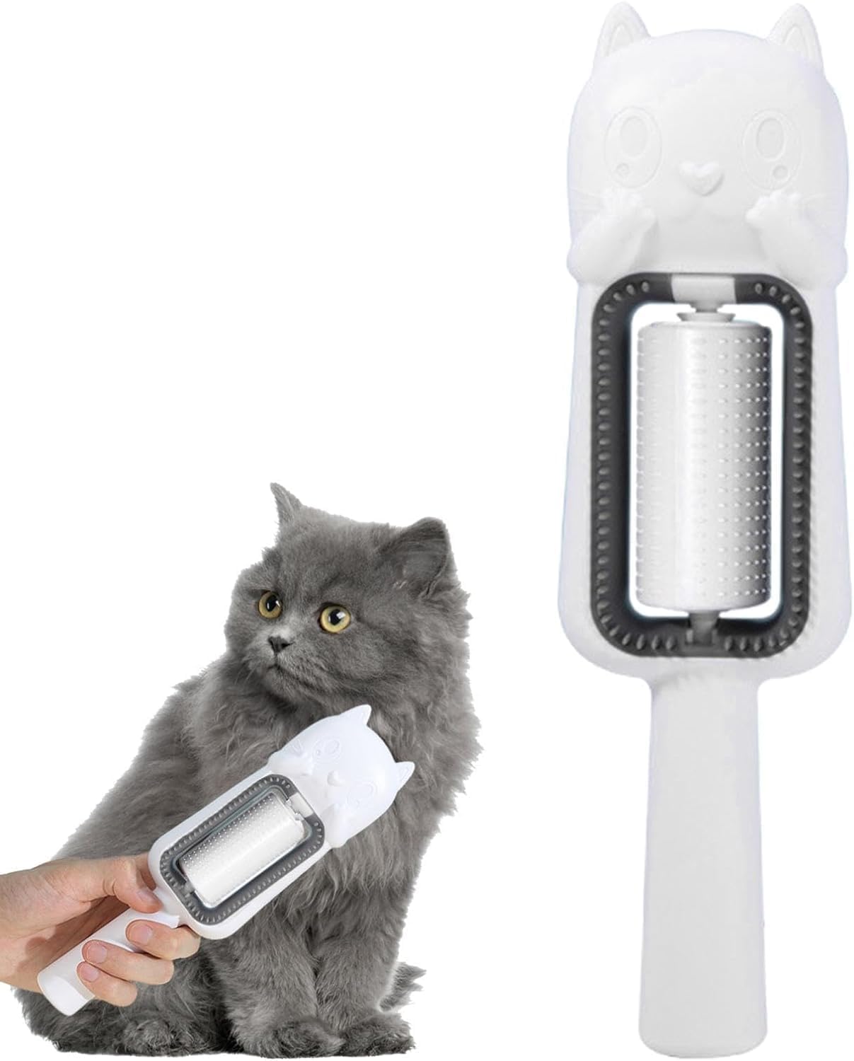 Cat Sticky Brush Dog Hair Clean Tool | Pet Rolling Hair Cleaner Comb | Reusable Efficient Pet Hair Wiper Tool | Cat Grooming Accessory | Hair Removal Brush for Cat, Dog, Pet (B0D6KR6F9Z) Amazon Price History, Amazon Price Tracker