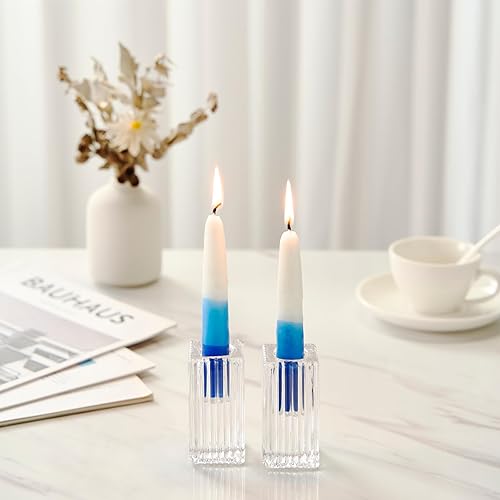 Miniatura 12 de Rite Lite - Velas de Shabbat - 12 piezas - Empaquetadas en una hermosa caja con una tarjeta artística regalos de Shabat, velas rosas de Shabbos