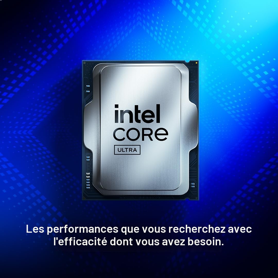 Intel® Core™ Ultra 5 processeur pour PC de Bureau 225F, 10 cœurs (6 P-Cores + 4 E-Cores) jusqu'à 4.9 GHz