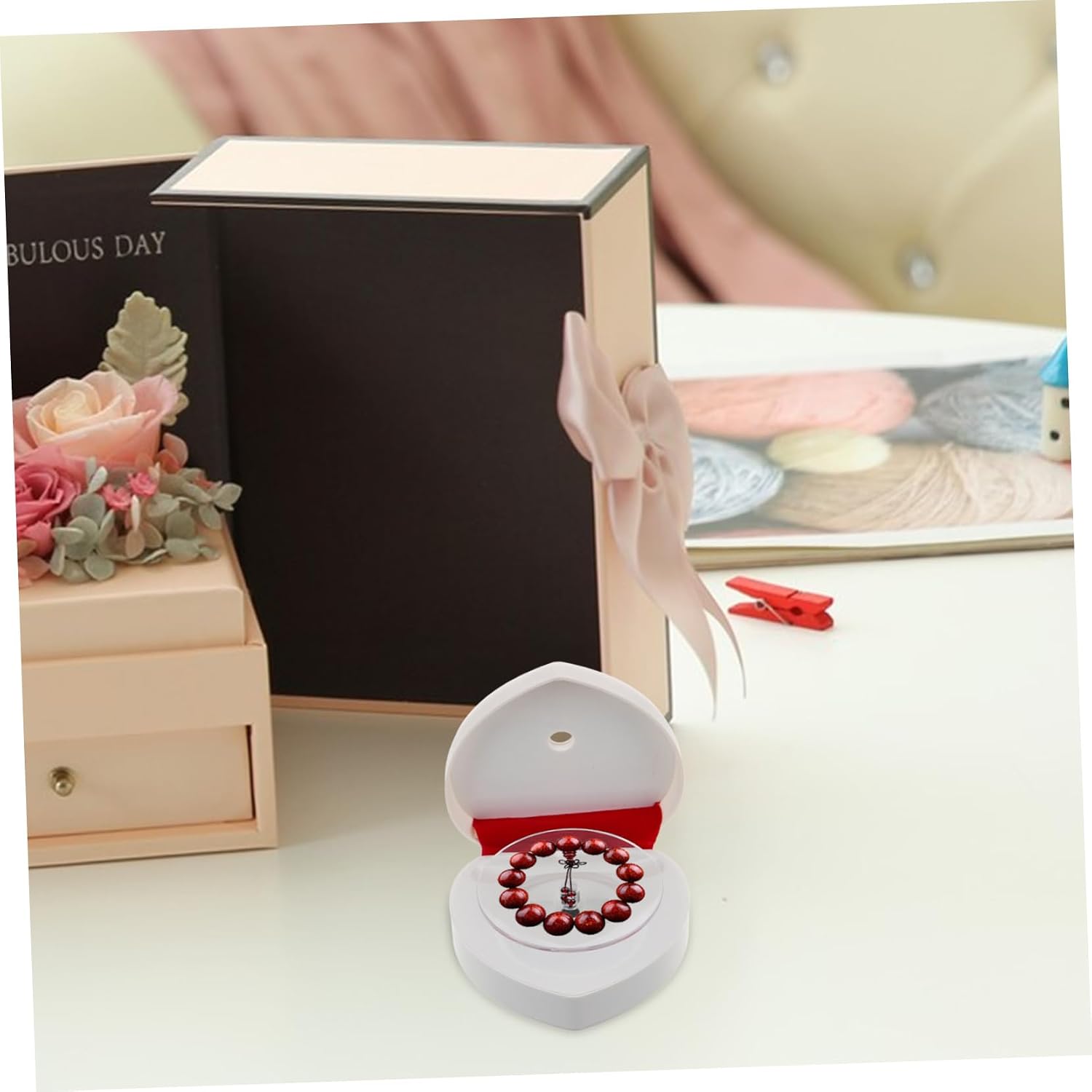 Alipis Rotating Display Stand for Jewelry Solar Powered Turntable Multi-Functional Design for Showcasing and Organizing Accessories