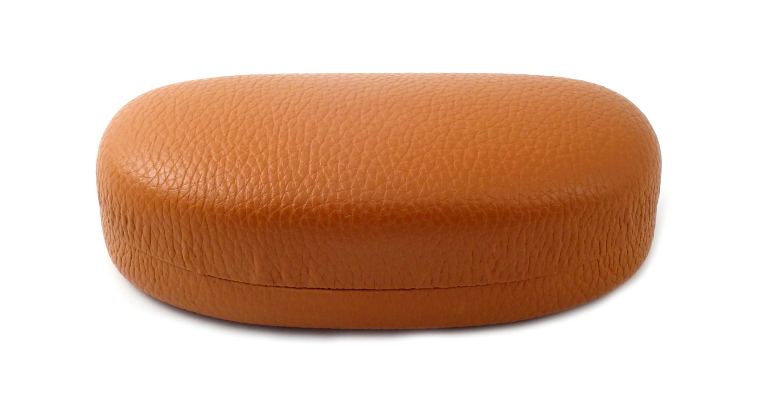 Calabria HC-7 Hard Shell Eye Glasses Case PU Leather Felt Extra Large Sunglass Holder Snap Closure Men Women Neutral Durable