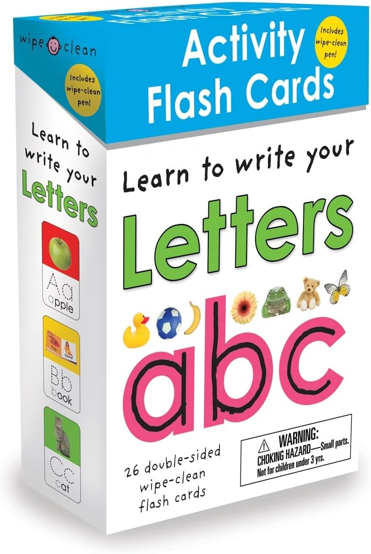 Learn to Write Your Letters: Flashcards (Wipe Clean Activity Cards)