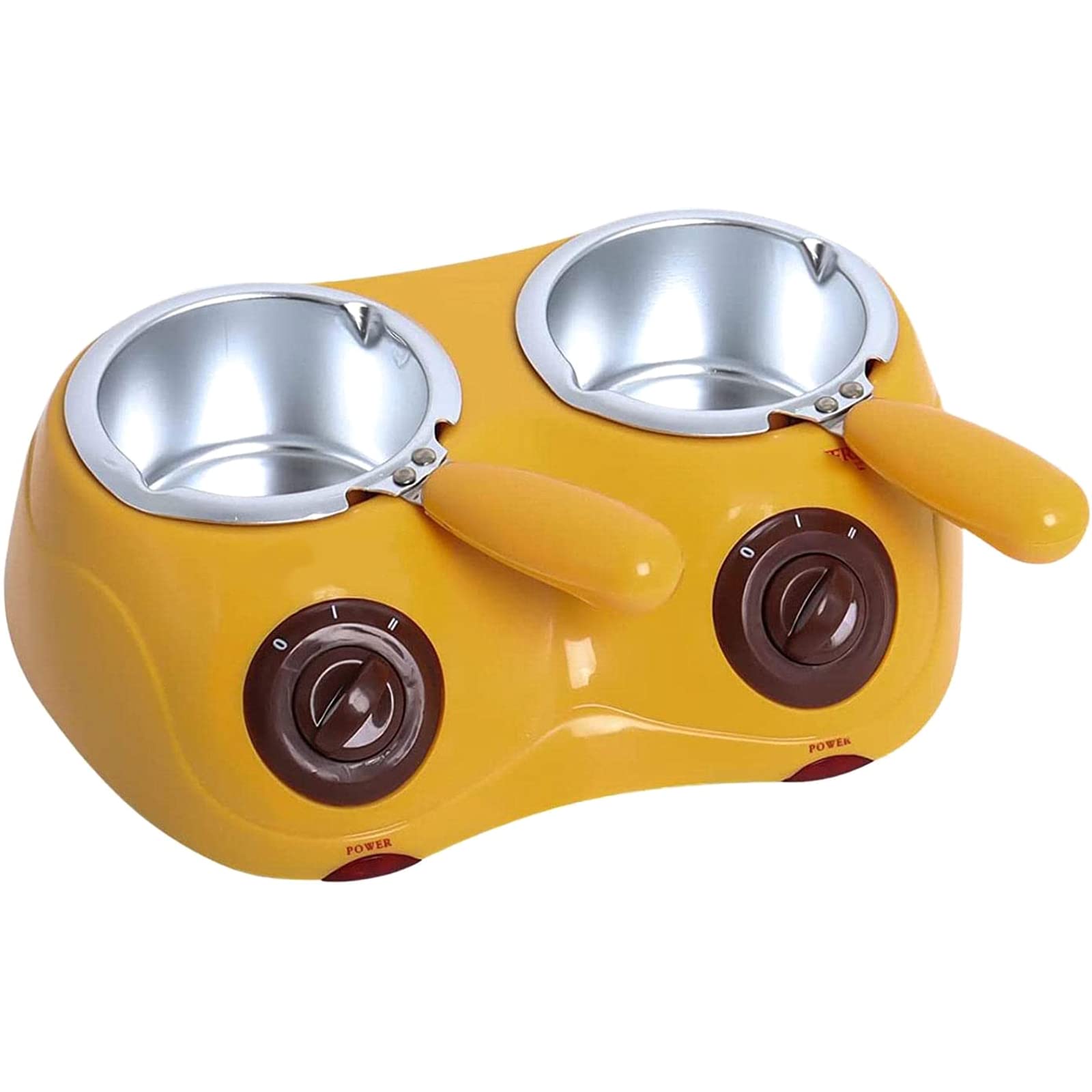 Double Mini Machine À Bonbons À Fondue, Fondoir Électrique Pour Chocolat Et Bonbons Fondants, Kit De Fondoir À Chocolat D'Une Capacité De 500 G, Idéal Pour Les Fournitures De Cuisson De Bonbons Et De