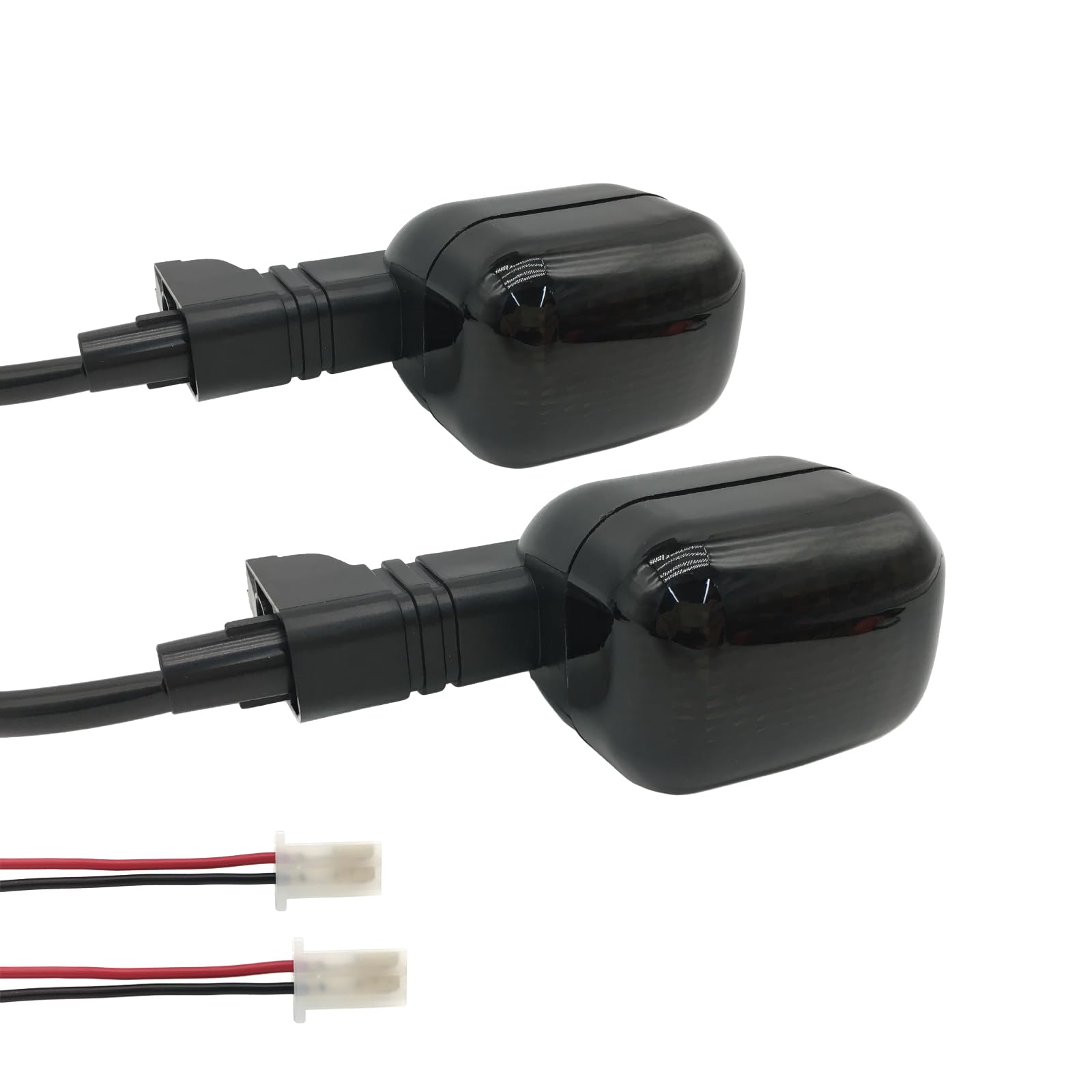 2Pcs Rear Motorcycle turn signals Winker Indicators light for Yamaha BWS 50 100 125 ZUMA/50F/50 FX ZUMA 125 (Smoke)