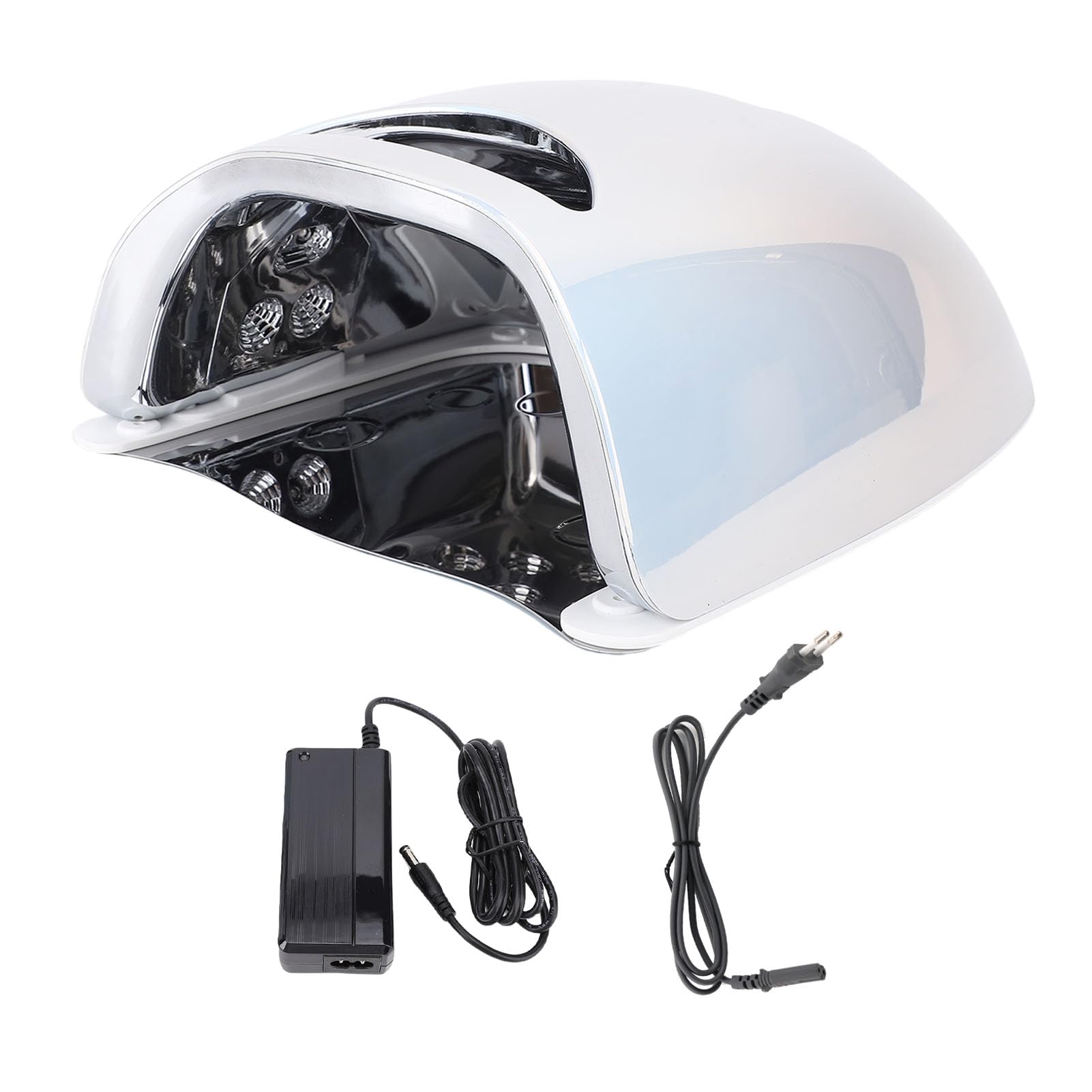 Lampa Glomora LED do paznokci 48 W, suszarka do paznokci, 20 diod LED do utwardzania żelu, lampa do lakierów hybrydowych, z inteligentnym czujnikiem, 4 timery, do salonu