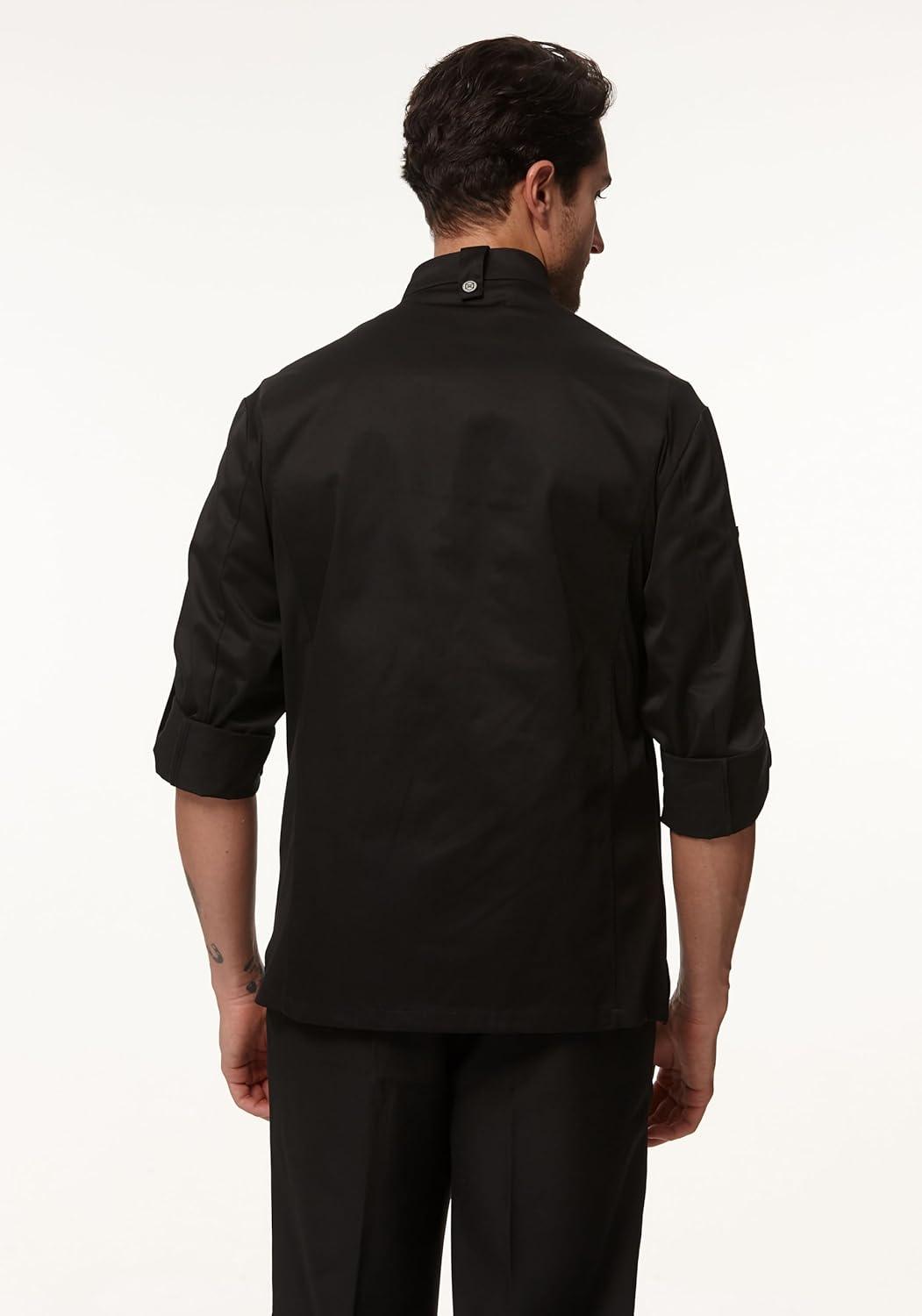 Men's Chef Coat Professional Chef Jacket Zipper with Cool Vent Side Panels 2947M - Image 2