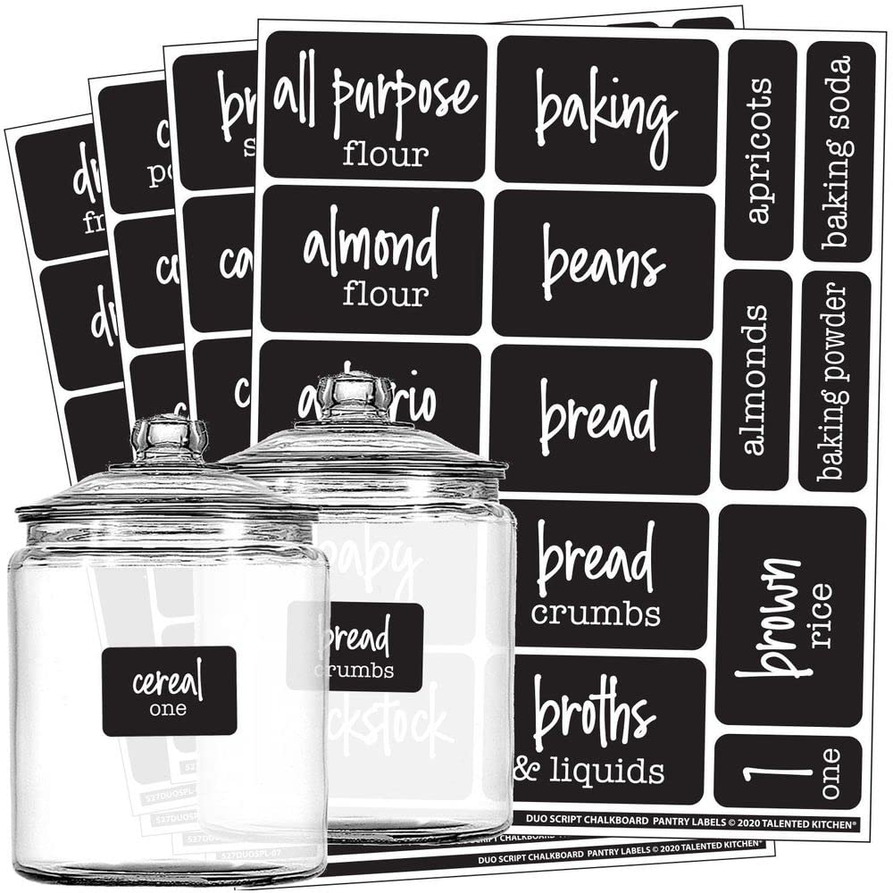 Buy Talented Kitchen 128 Chalkboard Pantry Labels Kitchen Pantry Names
