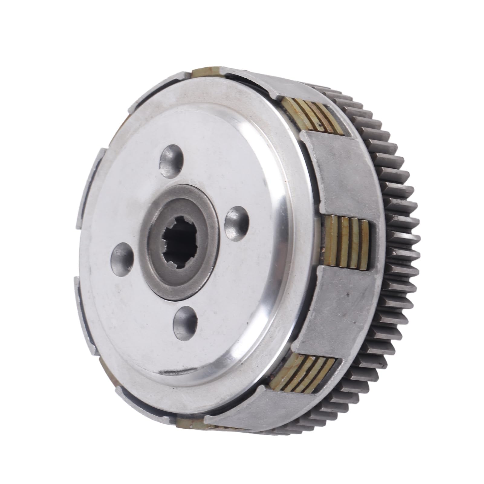 Keenso Gruppo Frizione Motore Moto, in Lega di Acciaio Ad Alta Durezza, Ricambio Diretto per Motore Manuale LIFAN con Prestazioni Migliorate per PIT Bike, Trail Bike
