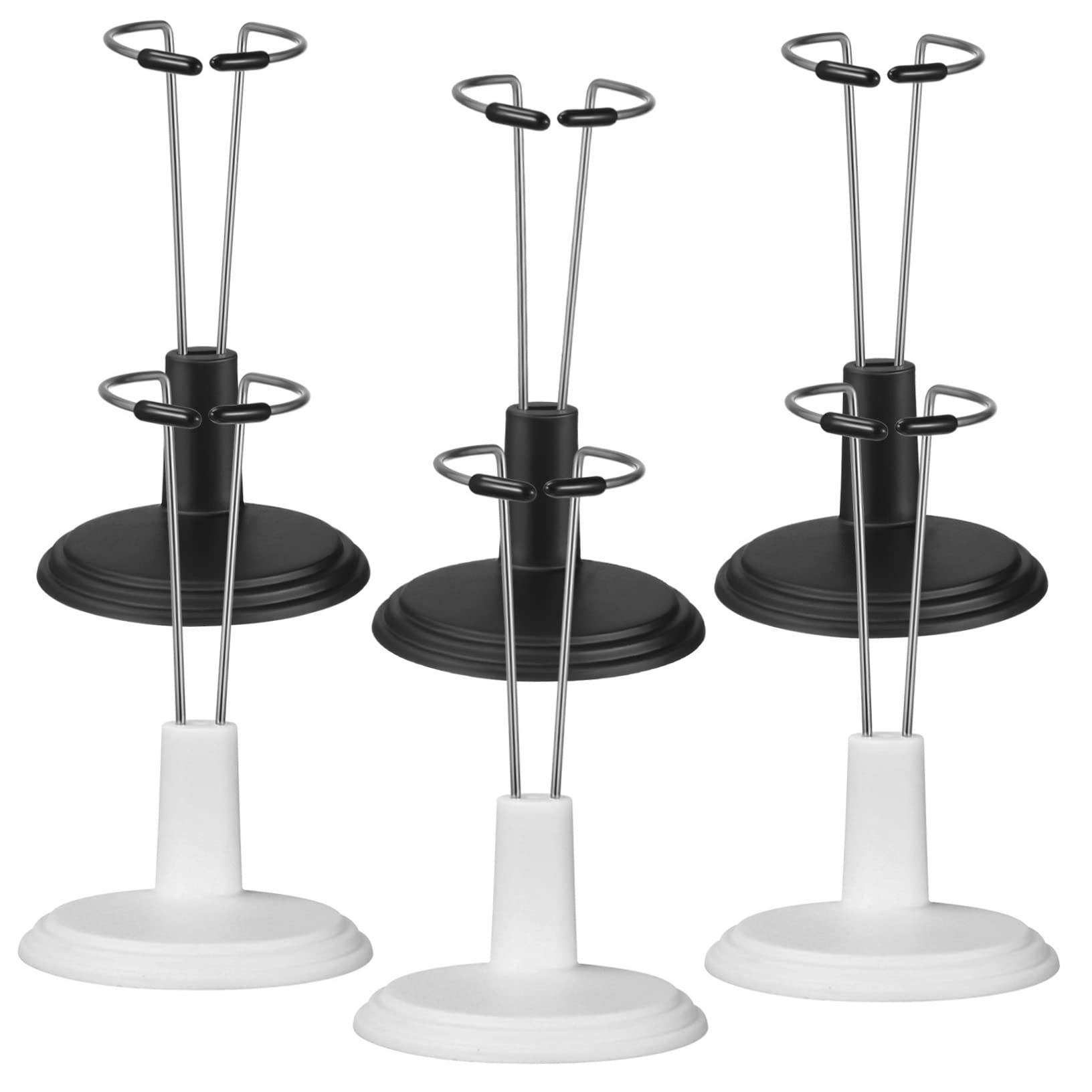 6 Supports De Poupée Portable 10.00Cm Présentoirs De Rangement pour Figurines Supports De Stockage Pratiques pour Atelier Maison Bureau
