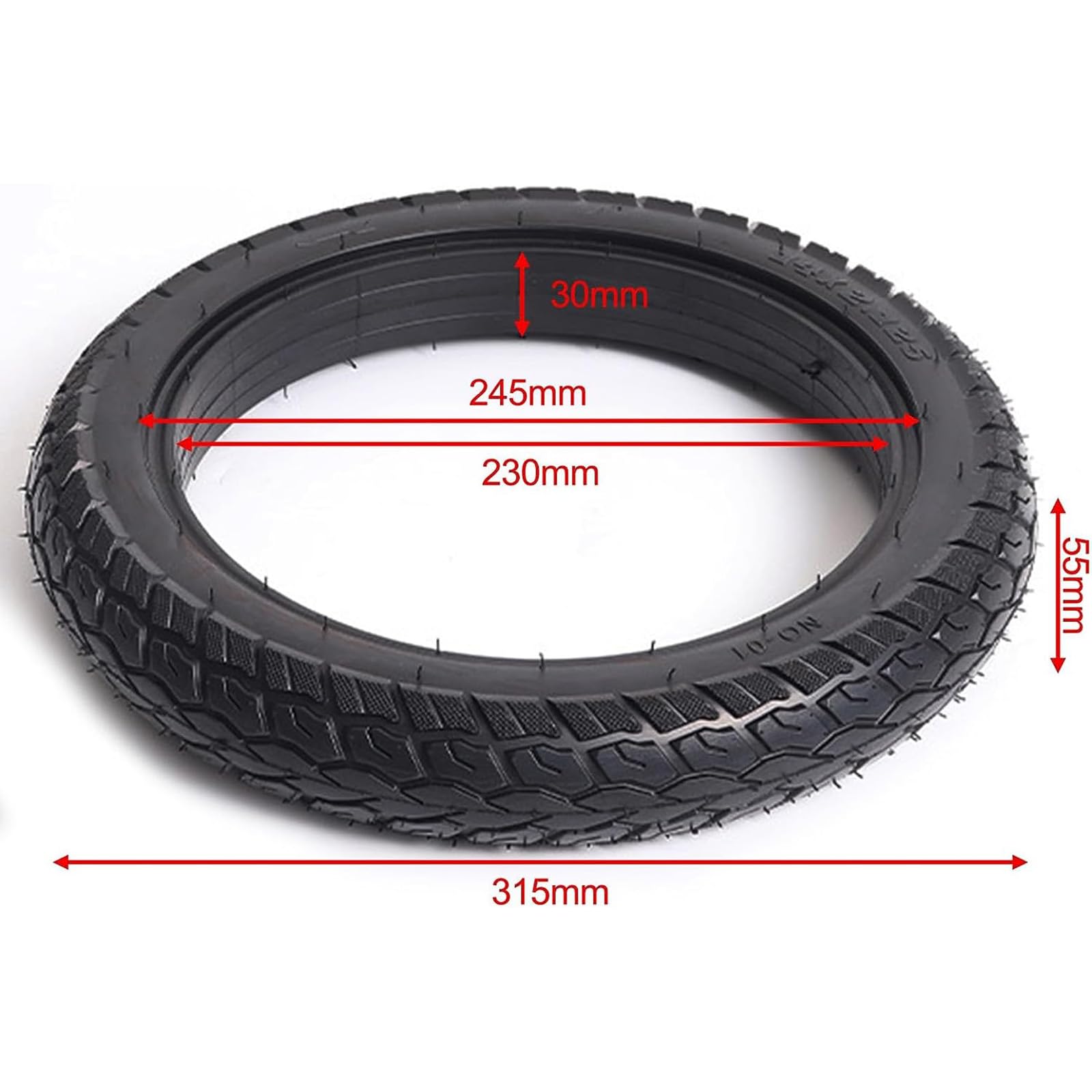 rennrad vollgummi BBTISG Vollgummi-Elektro-Fahrradreifen, 35,6 x 5,4 cm, explosionsgeschützter Reifen für Kit, Fahrrad, BMX, Klapprad, Rennrad, Mountainbike : Electro-Harmonix Super Pulsar Tremolo Fahrradgarage für wenig Platz Style:Black Frame with Clear Lens
