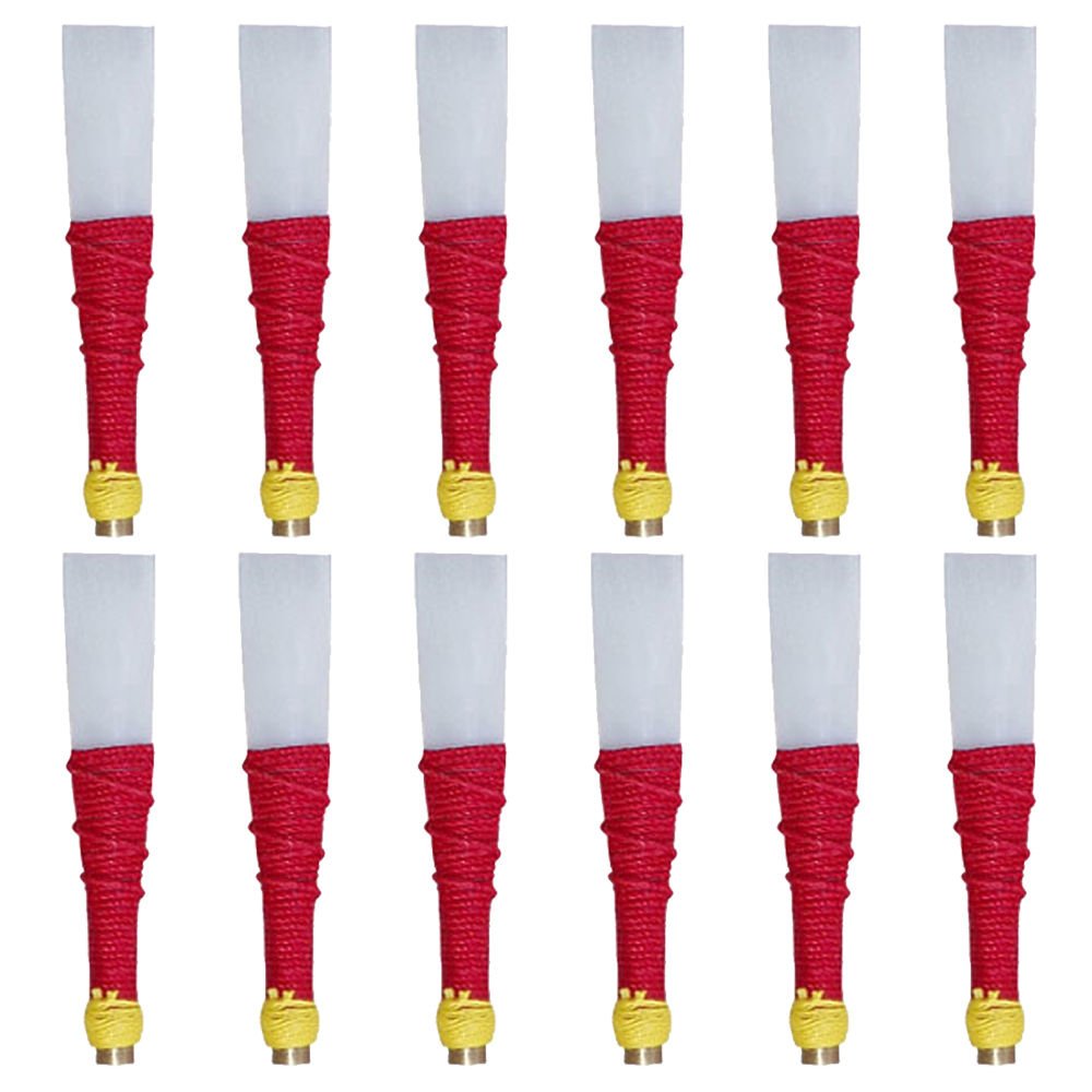 Lot de 12 anches synthétiques pour cornemuse écossaise
