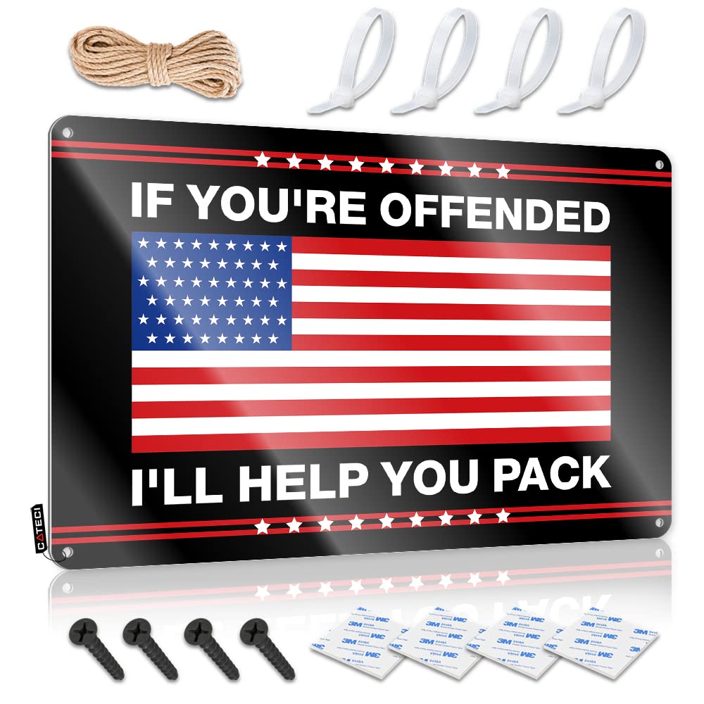 If You're Offended I'll Help You Pack Ideas Vintage - Cute Funny Wall Art Wall Art Decoration(30X40CM)