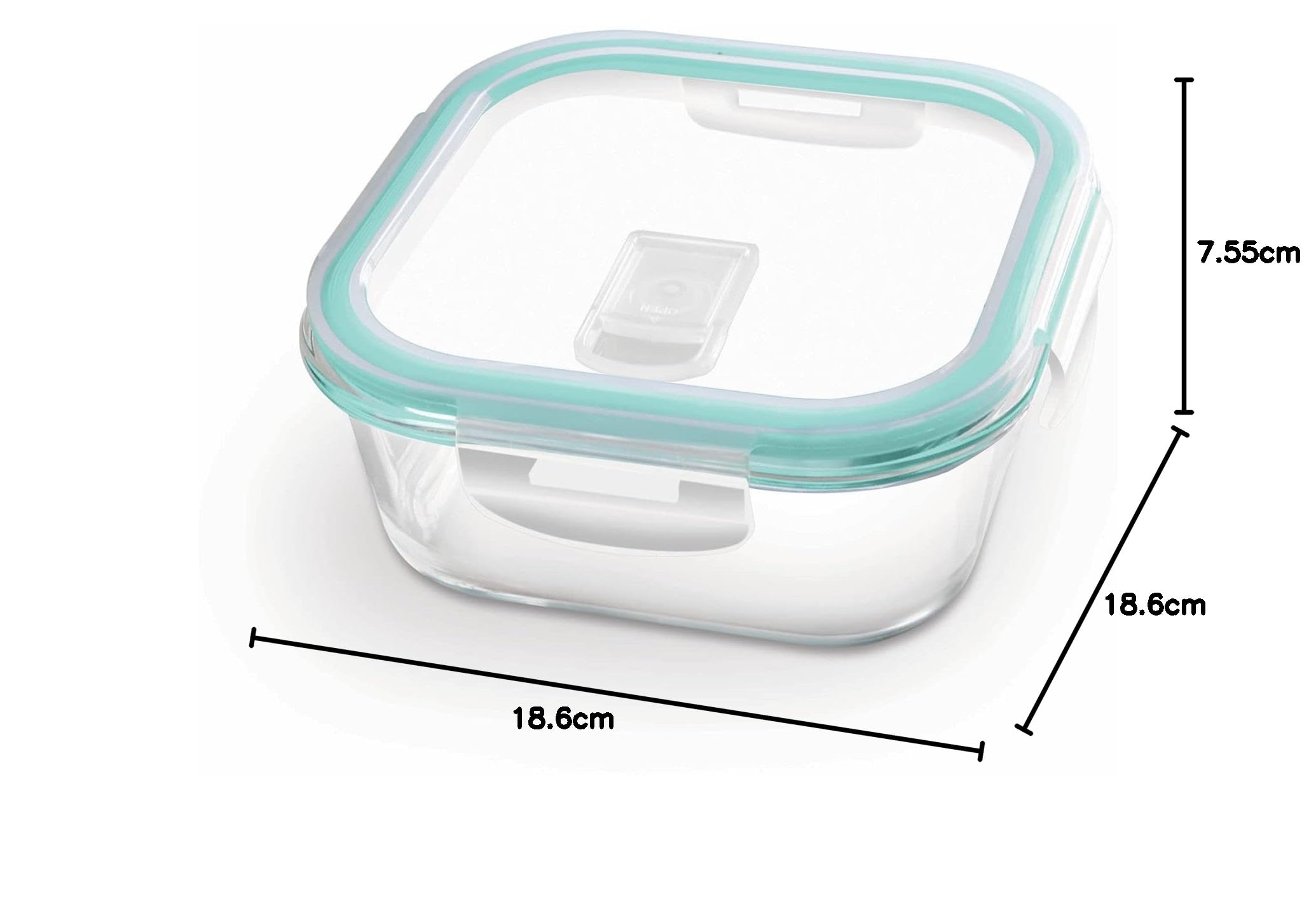 Treo Milton Glass Containers - Leakproof & BPA Free -9