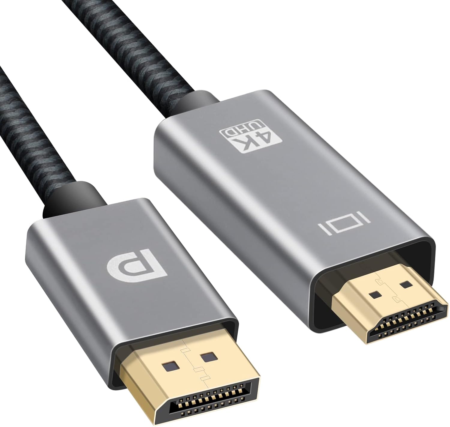 Amazon PEUZAVA 4K DisplayPortからHDMIケーブル 6フィート Preminum DP 1.2 to HDMI