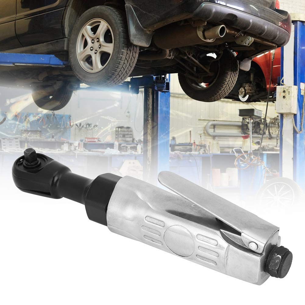 Llave de trinquete neumática, 1/4" Llave de trinquete de Aire de Cabeza Cuadrada Herramientas, Llave de trinquete de Aire para construcción Naval, fabricación de maquinaria, Industria automotriz
