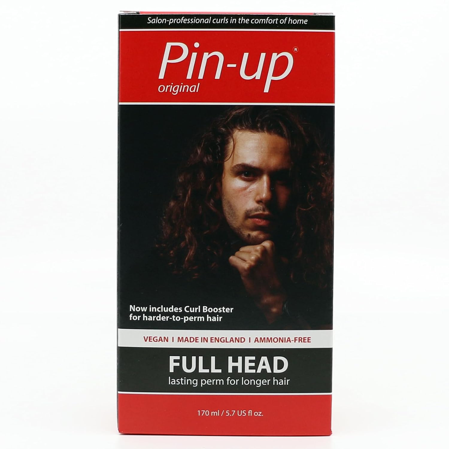 Pin-up Home Perm Full Head Cream by Pin-up Original for Unisex, Wavy Hair, Curl Enhancing, Unscented