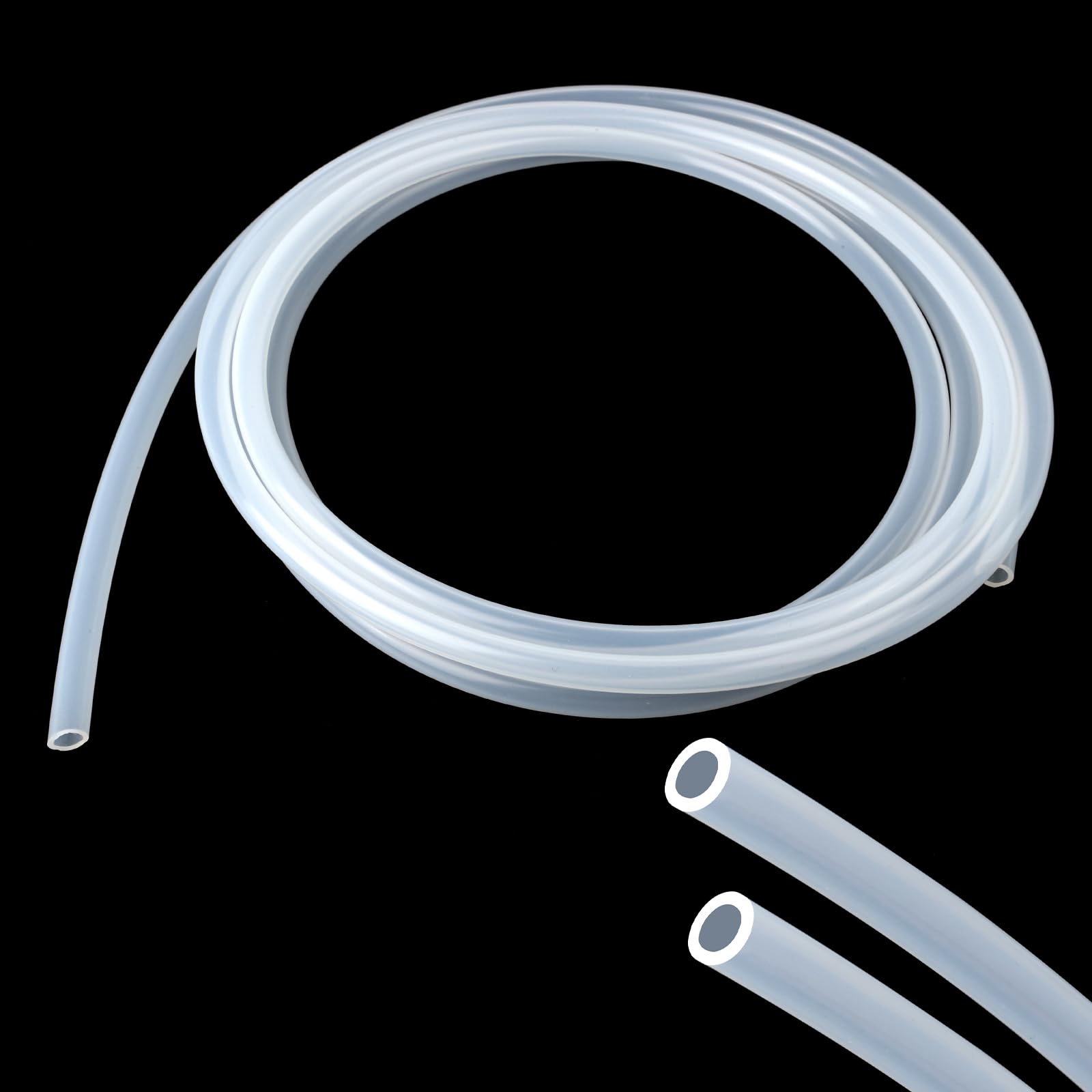 Siliconen Luchtslang/melkleiding 8 X 14 Mm, Transparant - 25 Meter