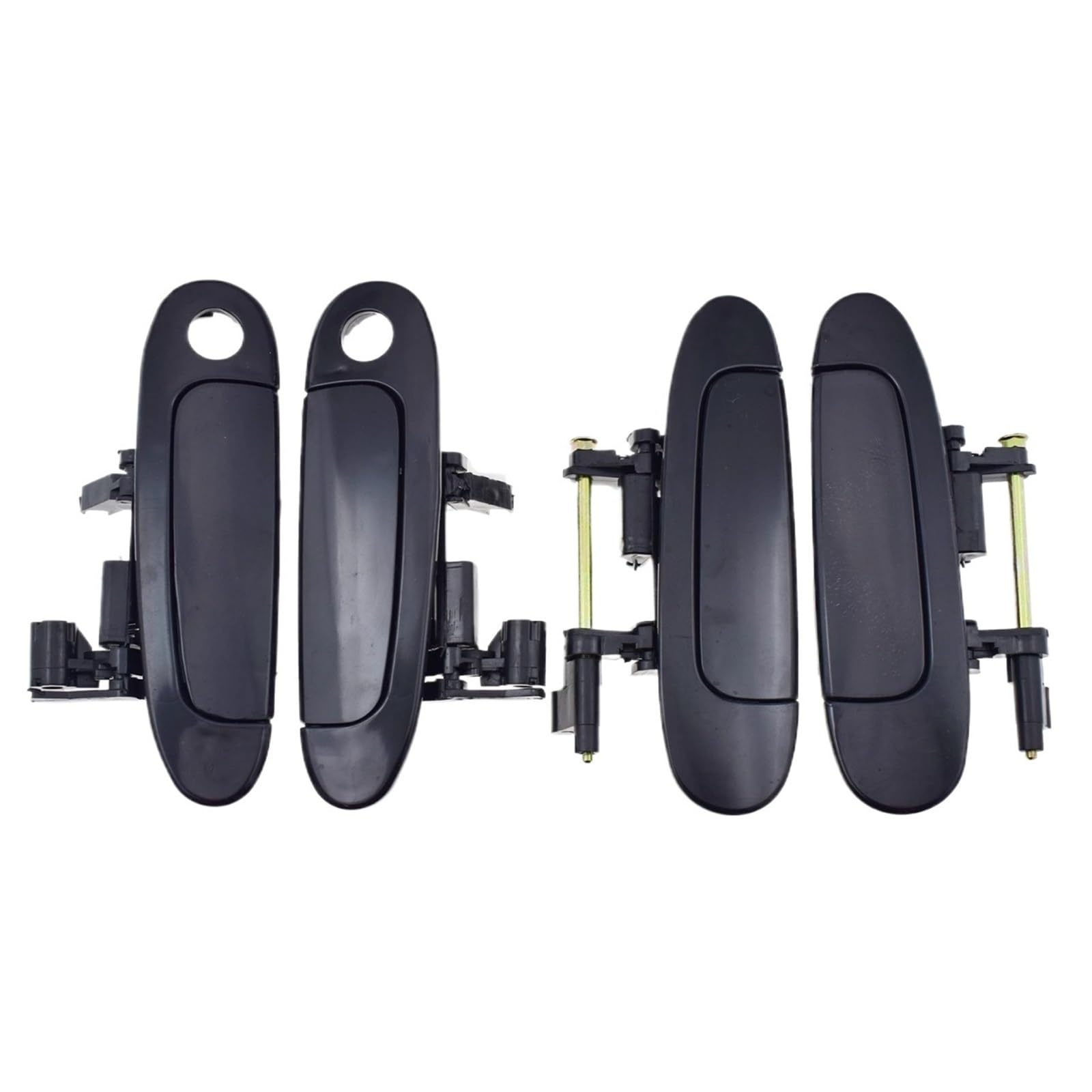 HILLAR Door Outer Handle for Toyota for Echo 1.5L 2000-2005 Outside Door Handle 69220-52010,69210-52010 Front Or Rear Left Driver Or Right Passenger(4 Front Rear Kit)