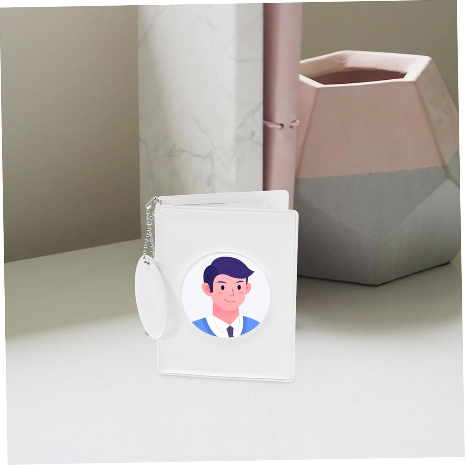 SOLUSTRE Compact Photo Card Binder Holder Mini Card Binder Small Photo Book Collector