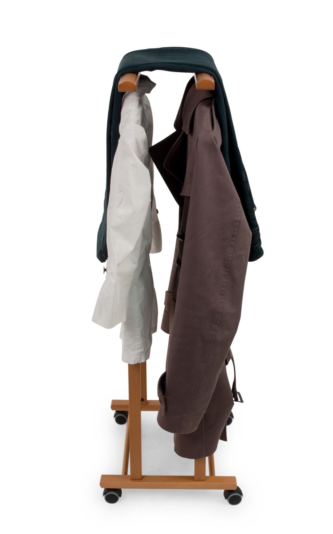 Arredamenti Italia 104 Clever Valet de Nuit Bois Merisier 44 x 35 x 107 cm