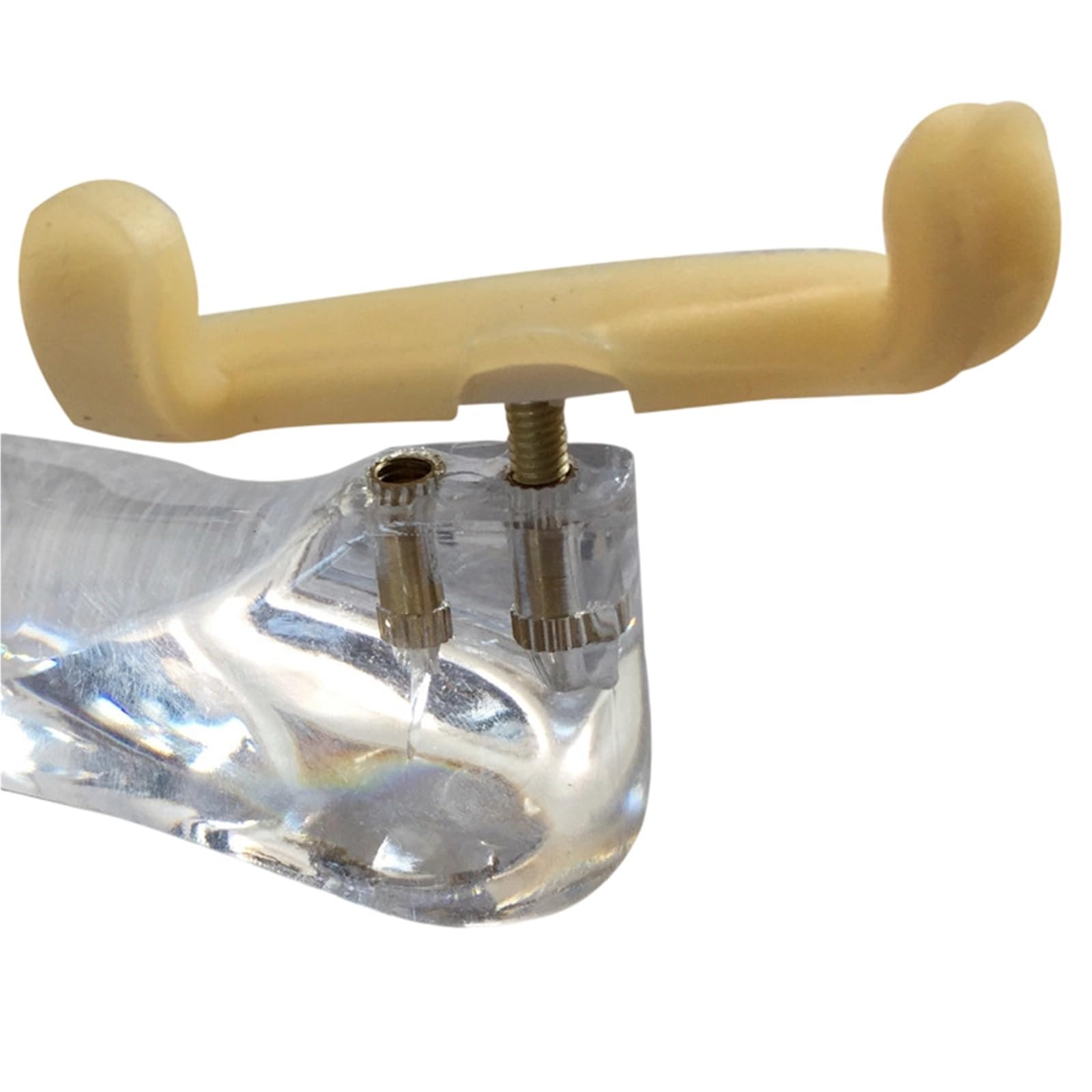 Poggiaspalla Per Violino In Plastica Dentata In Acciaio Rigida Ampia E Comoda parti di violino | Poggiaspalla per violino(3/4)