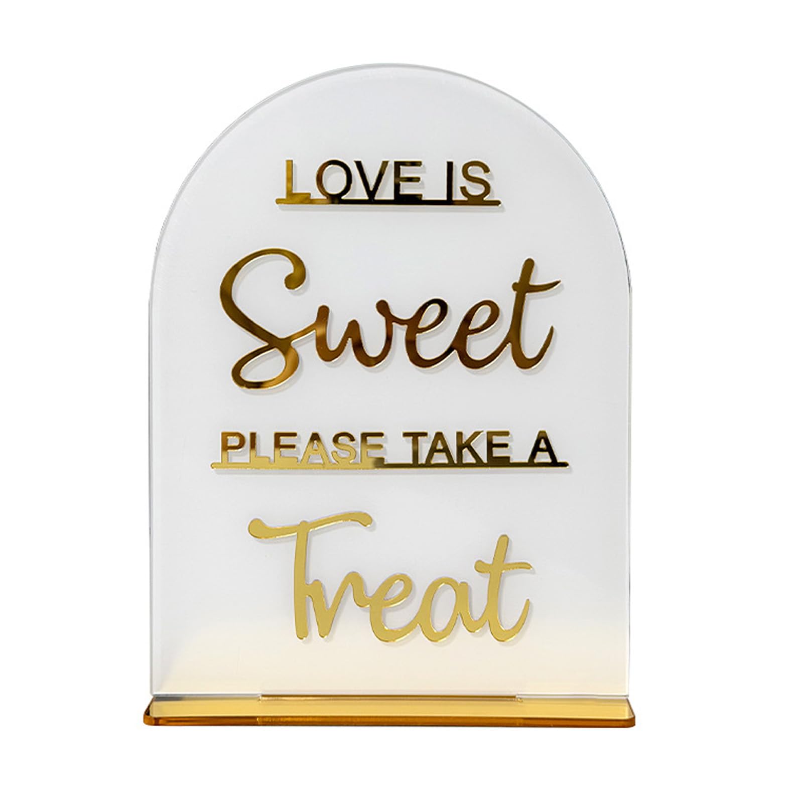 Tsophreniq Dessert Table Sign Dessert Stand for Wedding Reception Baby Showers Corporate Event Sweets Treat Display Elegant Wedding Direction