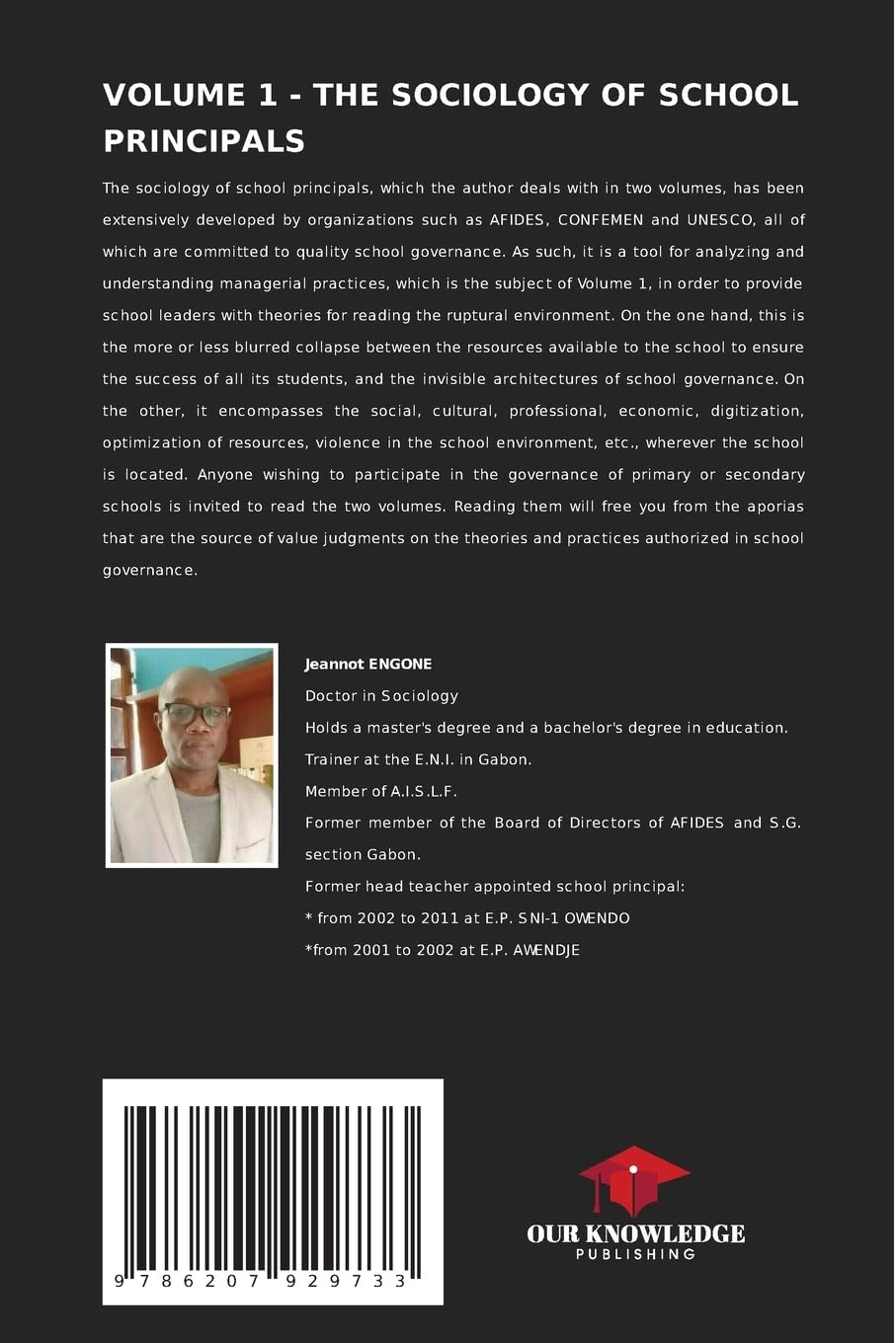 Volume 1 - The Sociology of School Principals: Theorizing managerial practices as a basis for professionalization versus proletarianization