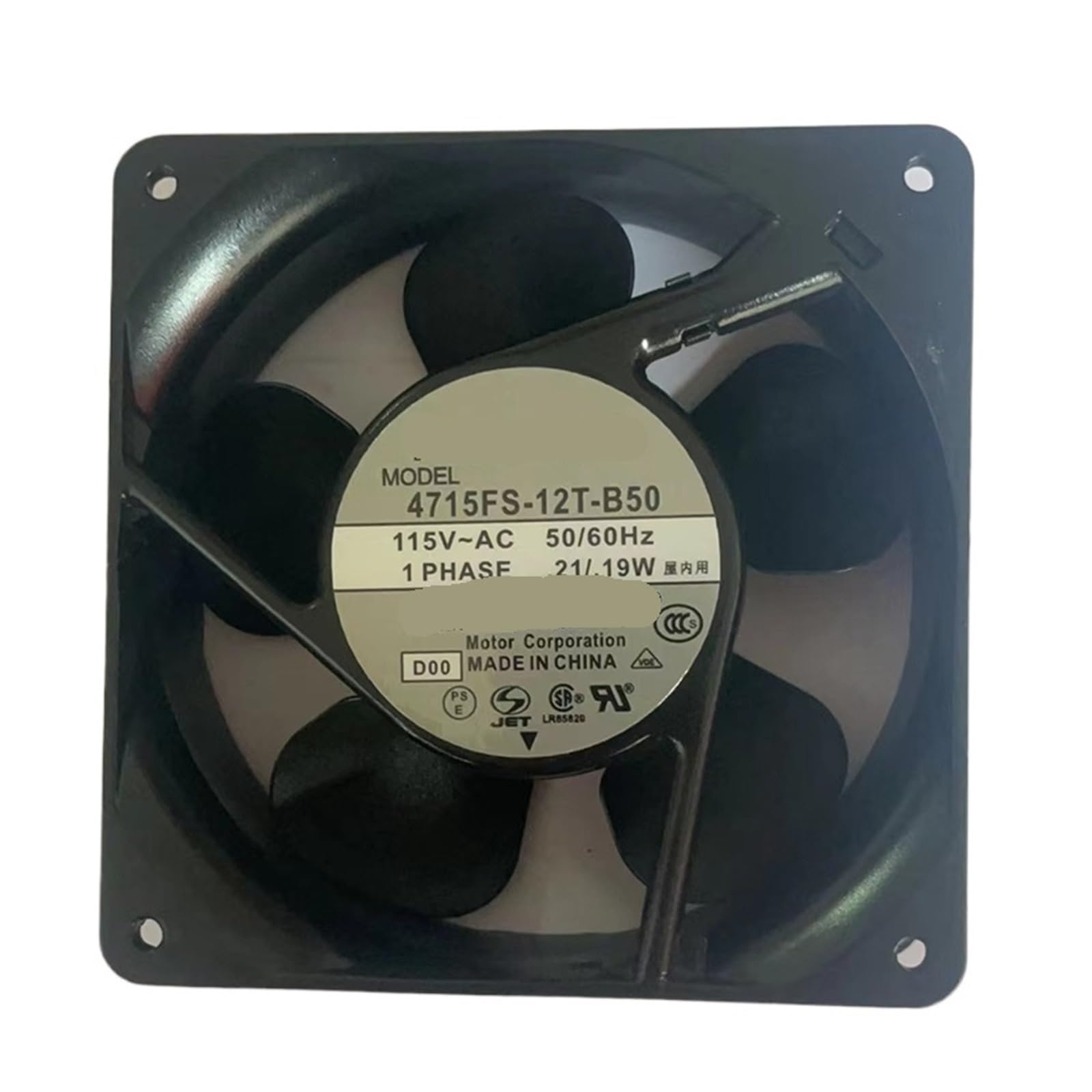YMUGUEGH 4715FS-12T-B50 D00 AC 115V 0.21A 0.19A 120x120x38mm Cooling Fan