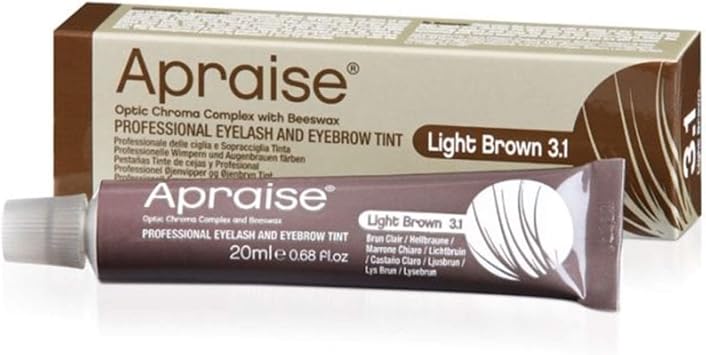 APRAISE PROFESSIONAL EYELASH & EYEBROW - TINT No.3.1 LIGHT BROWN 20ml by Apraise