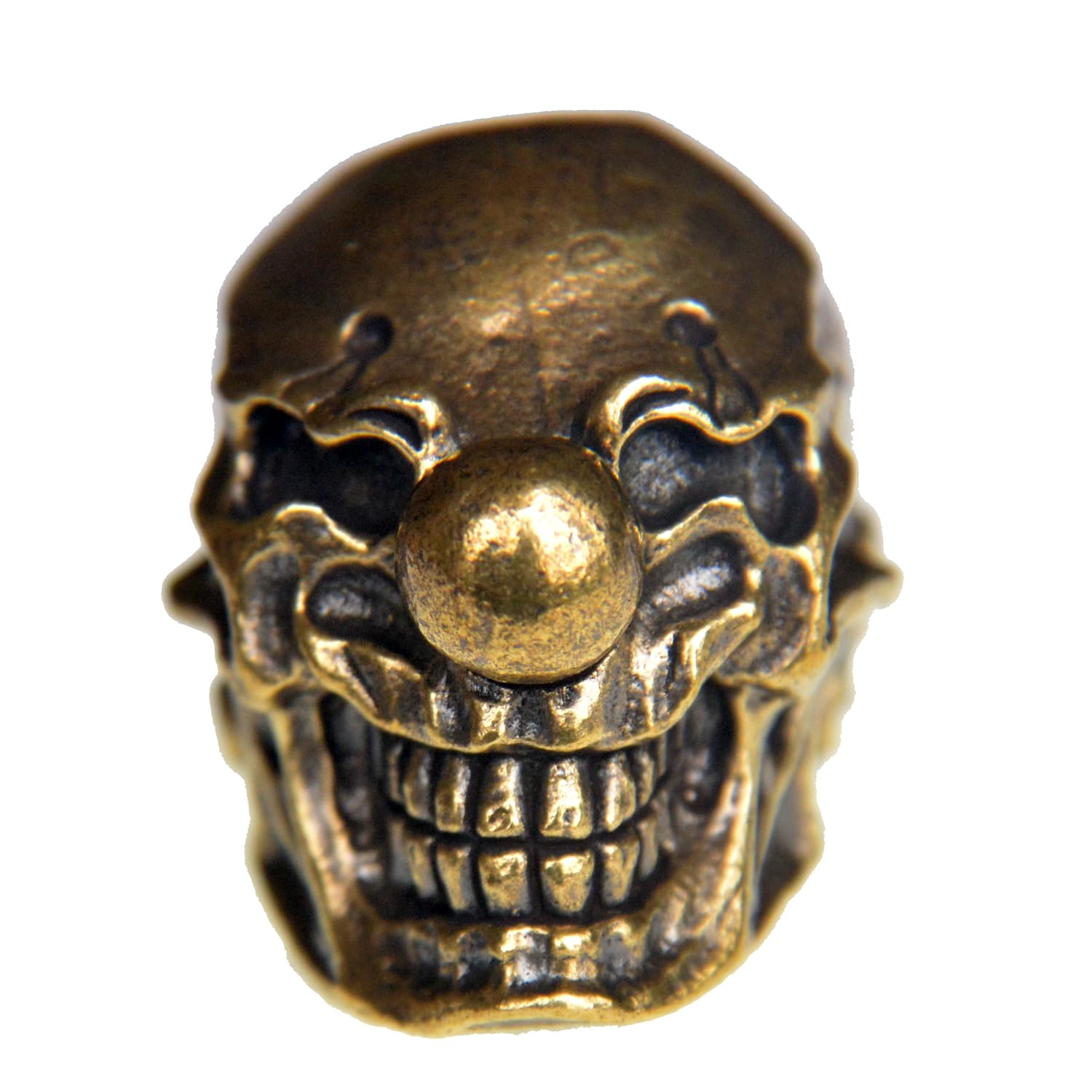 webead Joke Skull Retro Solid Brass Lanyard Bead Paracord Beads Knife Zipper Pull Jewelry EDC DIY Accessories ST-29